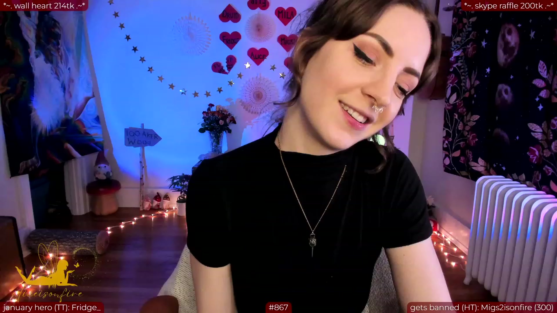 Gallery image thumbnail from aliceisonfire's myfreecams stream on, 02/13/2024, 08:16 image 20 of 20