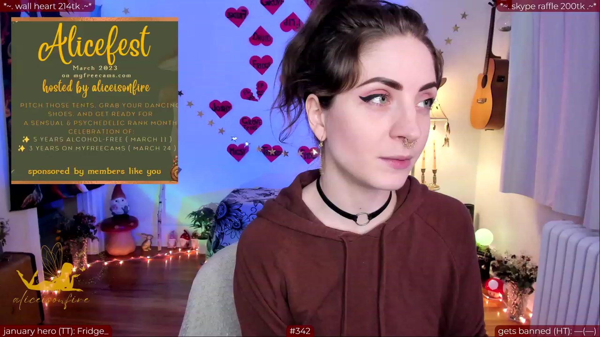Gallery image thumbnail from aliceisonfire's myfreecams stream on, 02/26/2024, 07:32 image 8 of 20