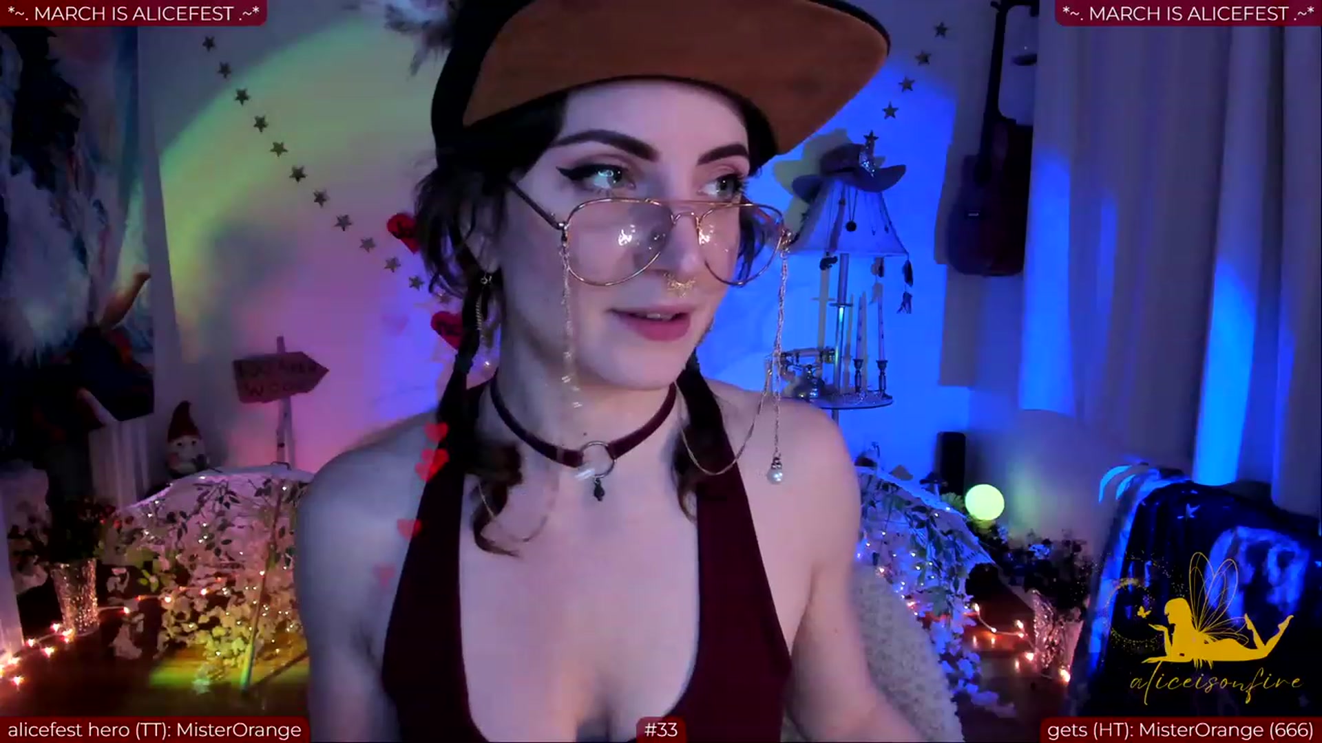 Gallery image thumbnail from aliceisonfire's myfreecams stream on, 03/01/2024, 09:25 image 7 of 20