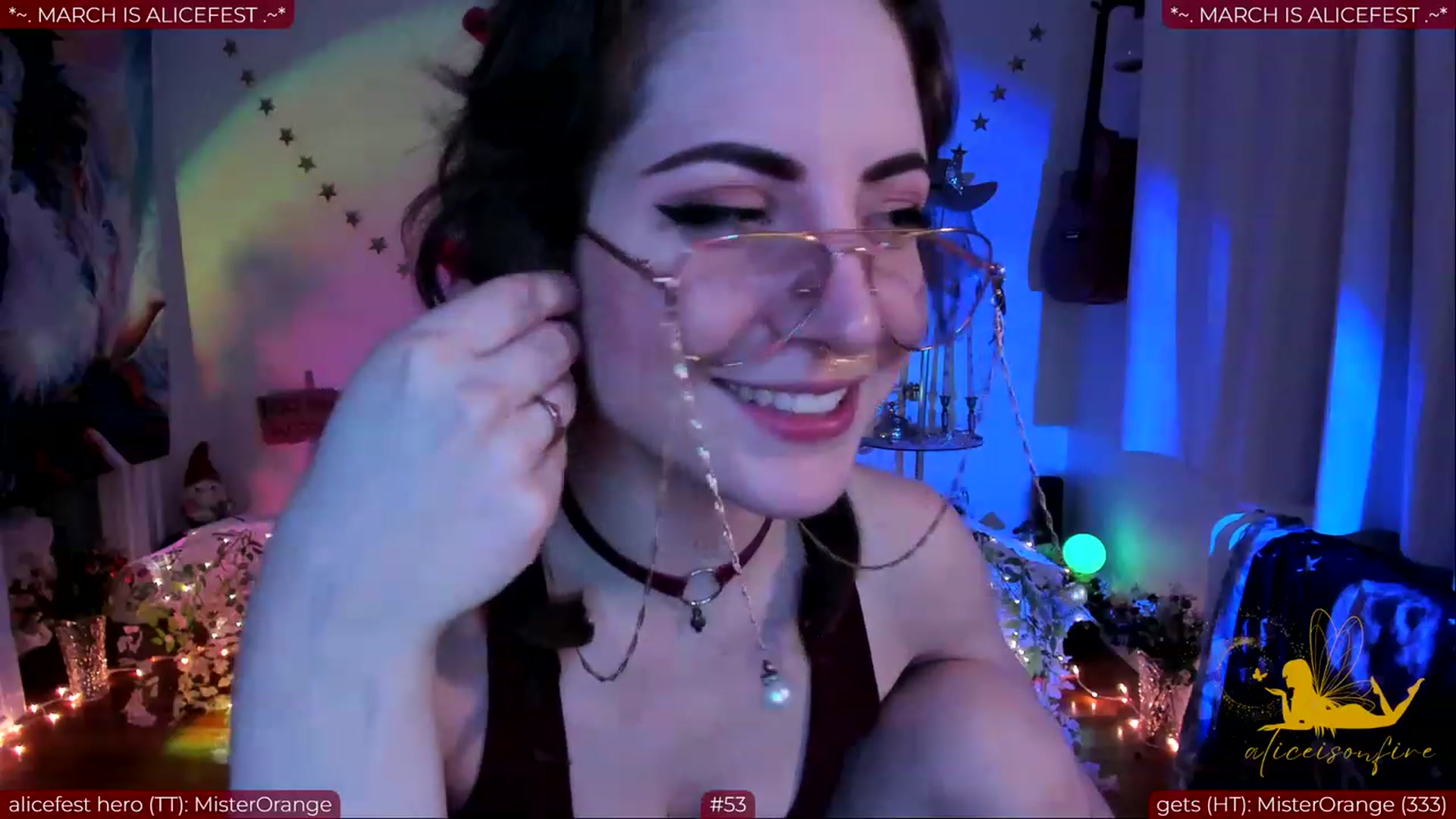 Gallery image thumbnail from aliceisonfire's myfreecams stream on, 03/01/2024, 09:25 image 5 of 20