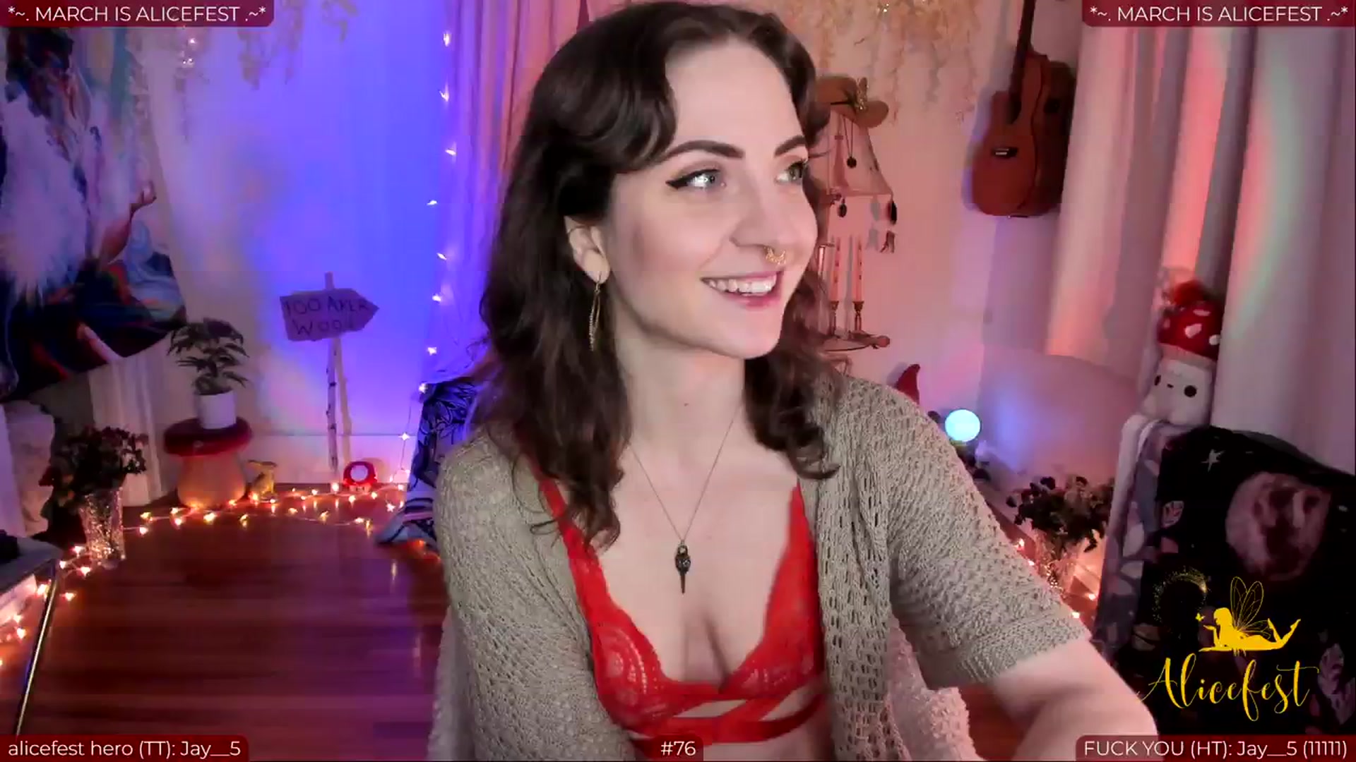 Gallery image thumbnail from aliceisonfire's myfreecams stream on, 03/04/2024, 08:13 image 20 of 20