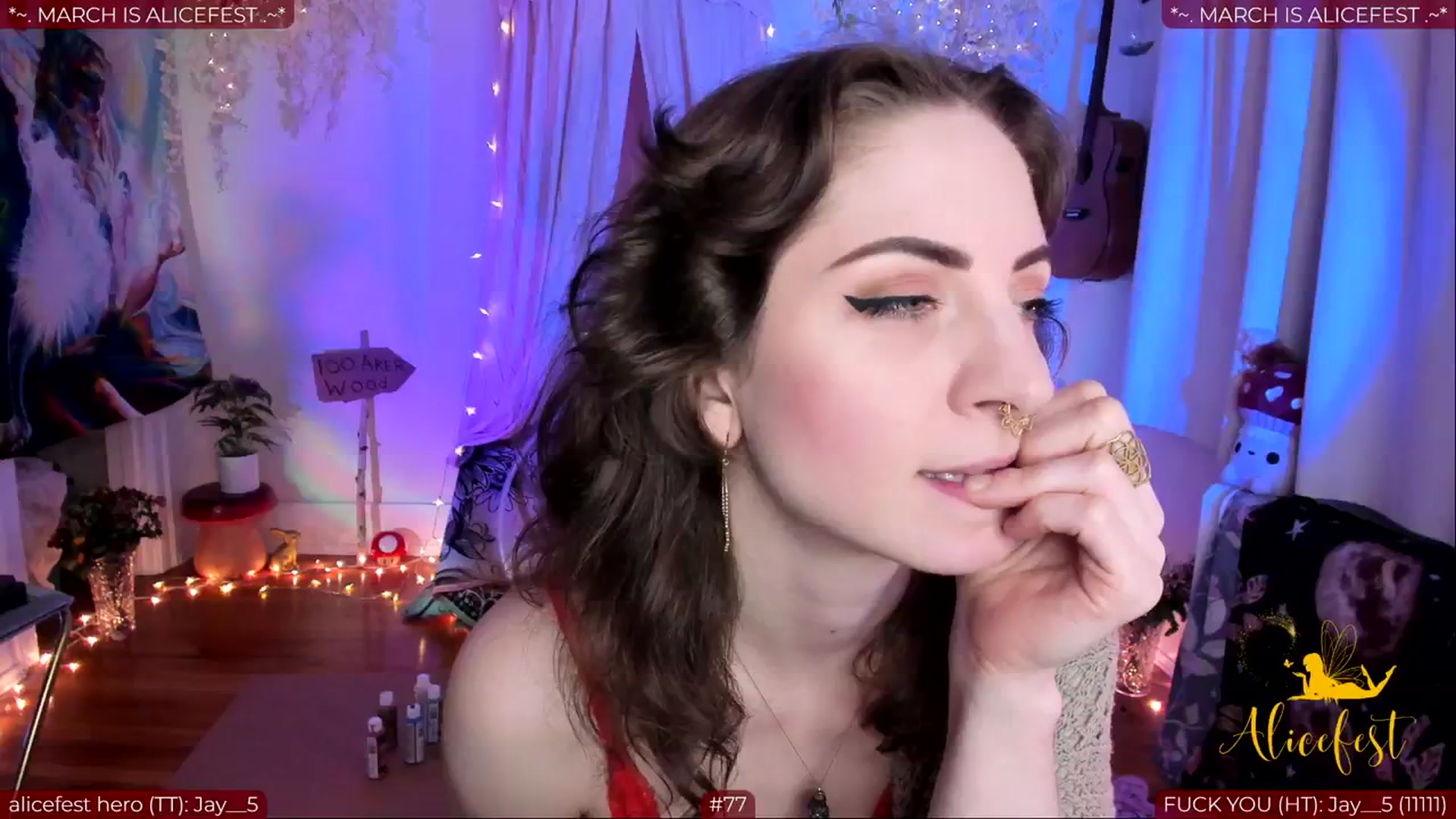 Gallery image thumbnail from aliceisonfire's myfreecams stream on, 03/04/2024, 08:13 image 2 of 20