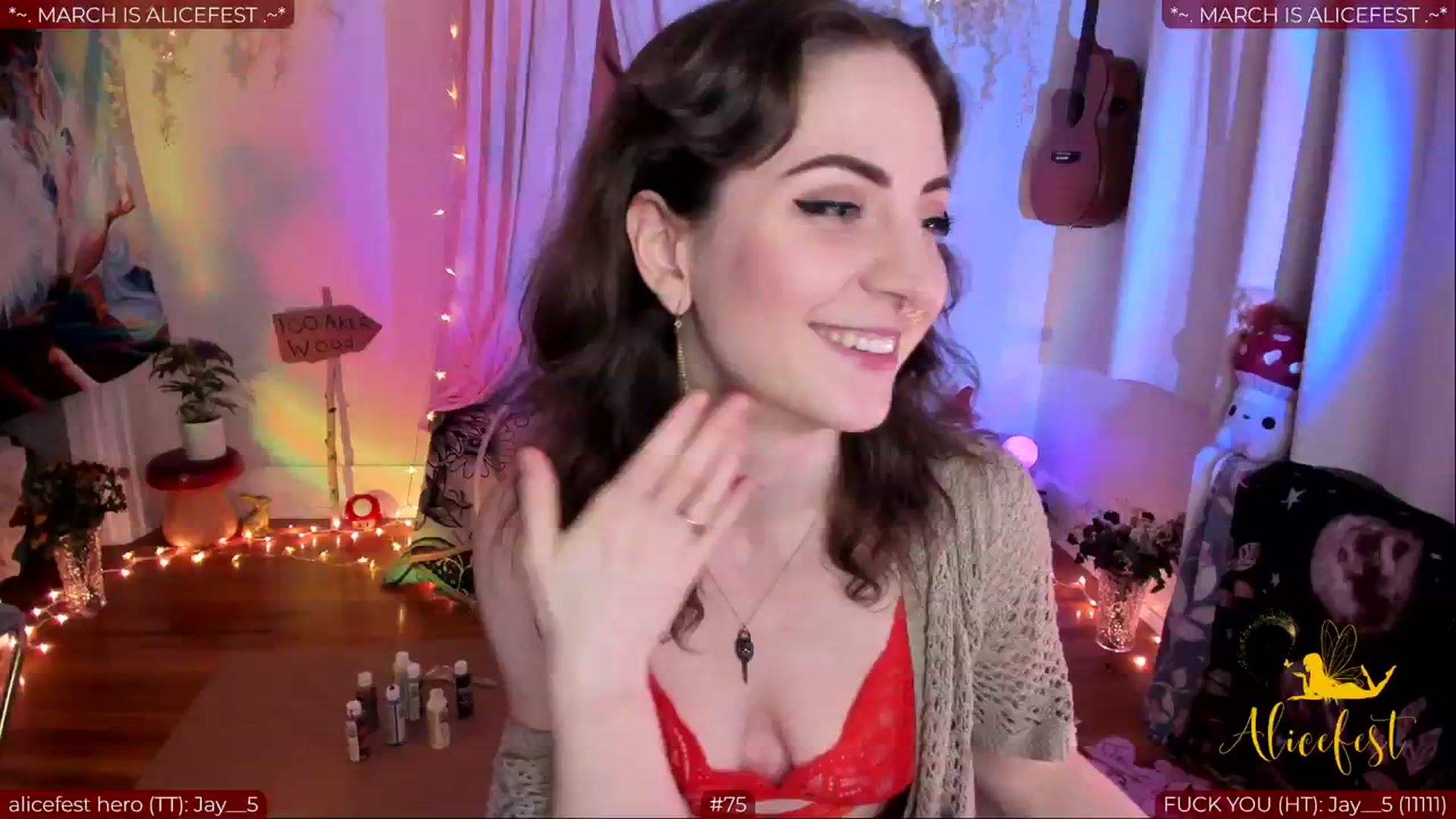 Gallery image thumbnail from aliceisonfire's myfreecams stream on, 03/04/2024, 08:13 image 18 of 20