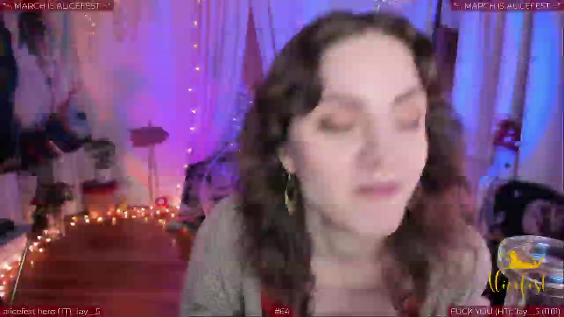 Gallery image thumbnail from aliceisonfire's myfreecams stream on, 03/04/2024, 10:22 image 1 of 20