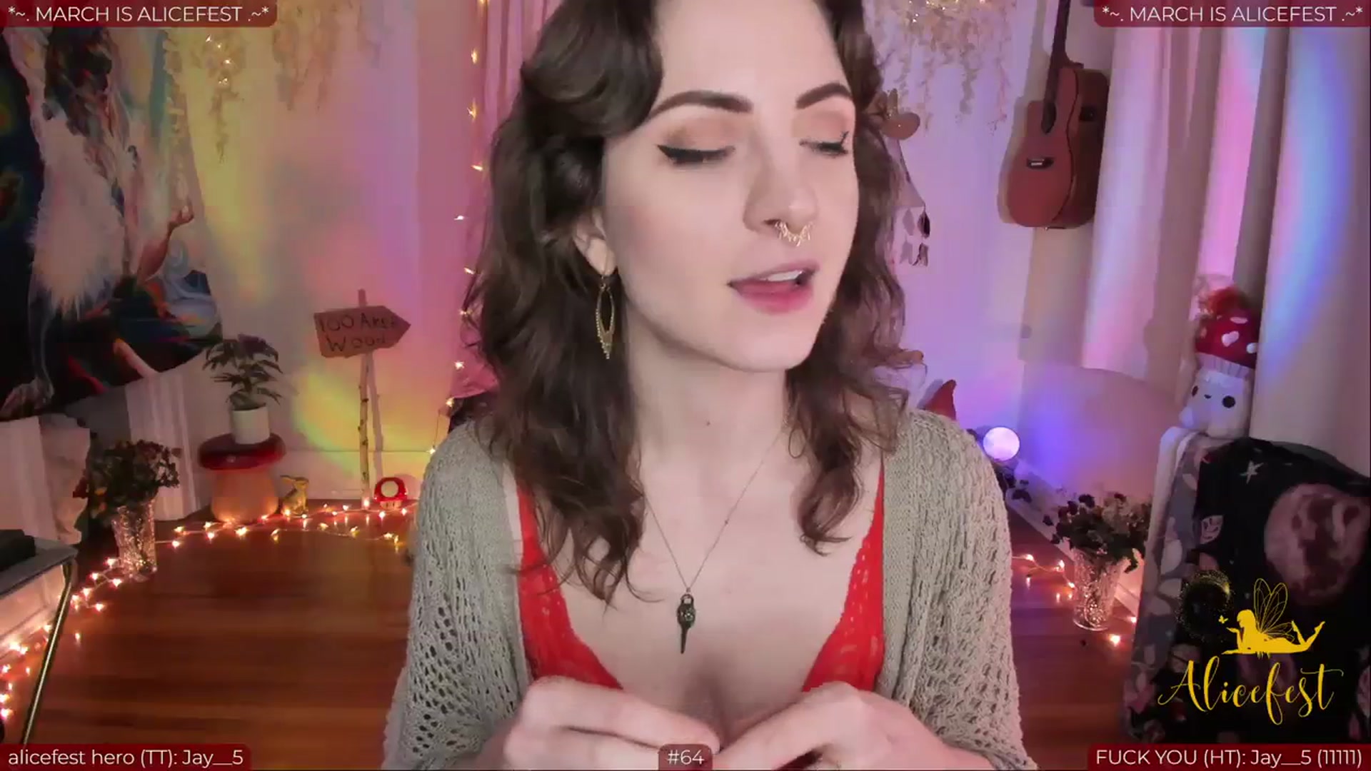 Gallery image thumbnail from aliceisonfire's myfreecams stream on, 03/04/2024, 10:22 image 17 of 20