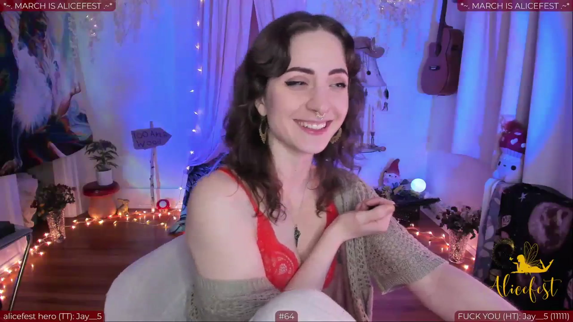 Gallery image thumbnail from aliceisonfire's myfreecams stream on, 03/04/2024, 10:22 image 20 of 20