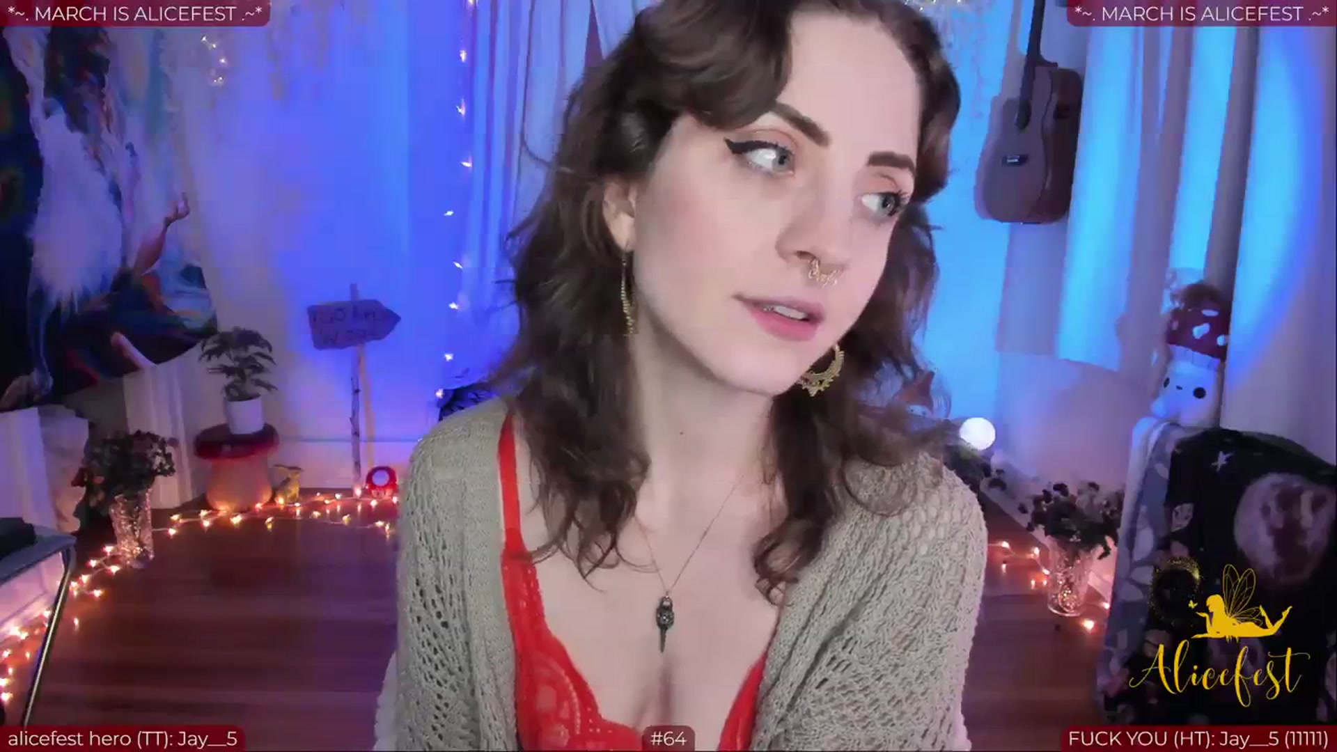 Gallery image thumbnail from aliceisonfire's myfreecams stream on, 03/04/2024, 10:22 image 15 of 20