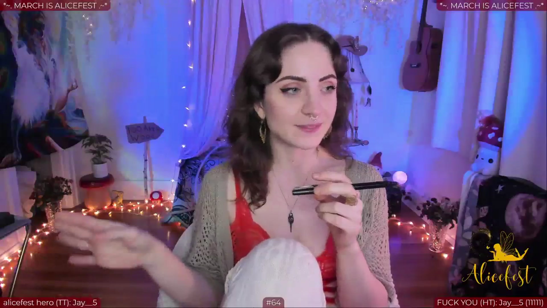 Gallery image thumbnail from aliceisonfire's myfreecams stream on, 03/04/2024, 10:22 image 7 of 20