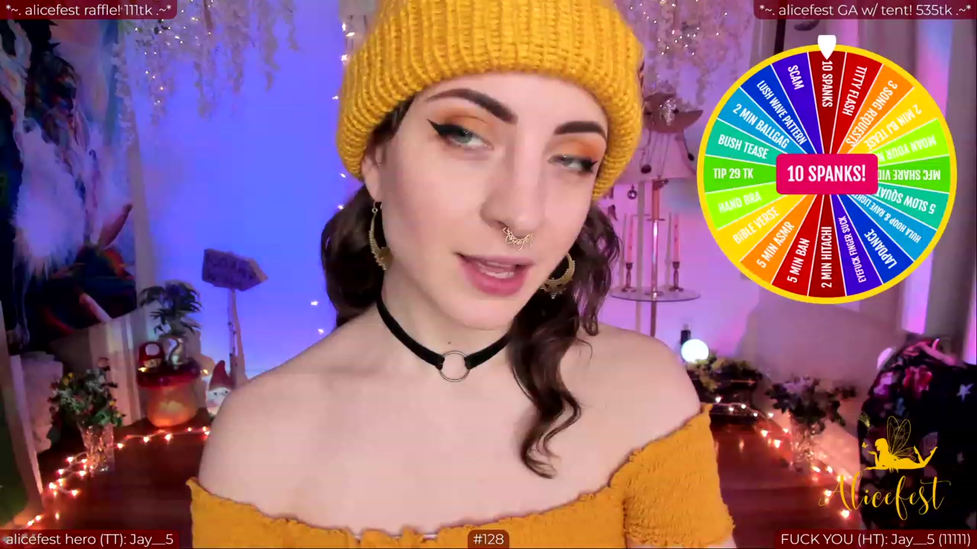Gallery image thumbnail from aliceisonfire's myfreecams stream on, 03/08/2024, 03:49 image 18 of 20