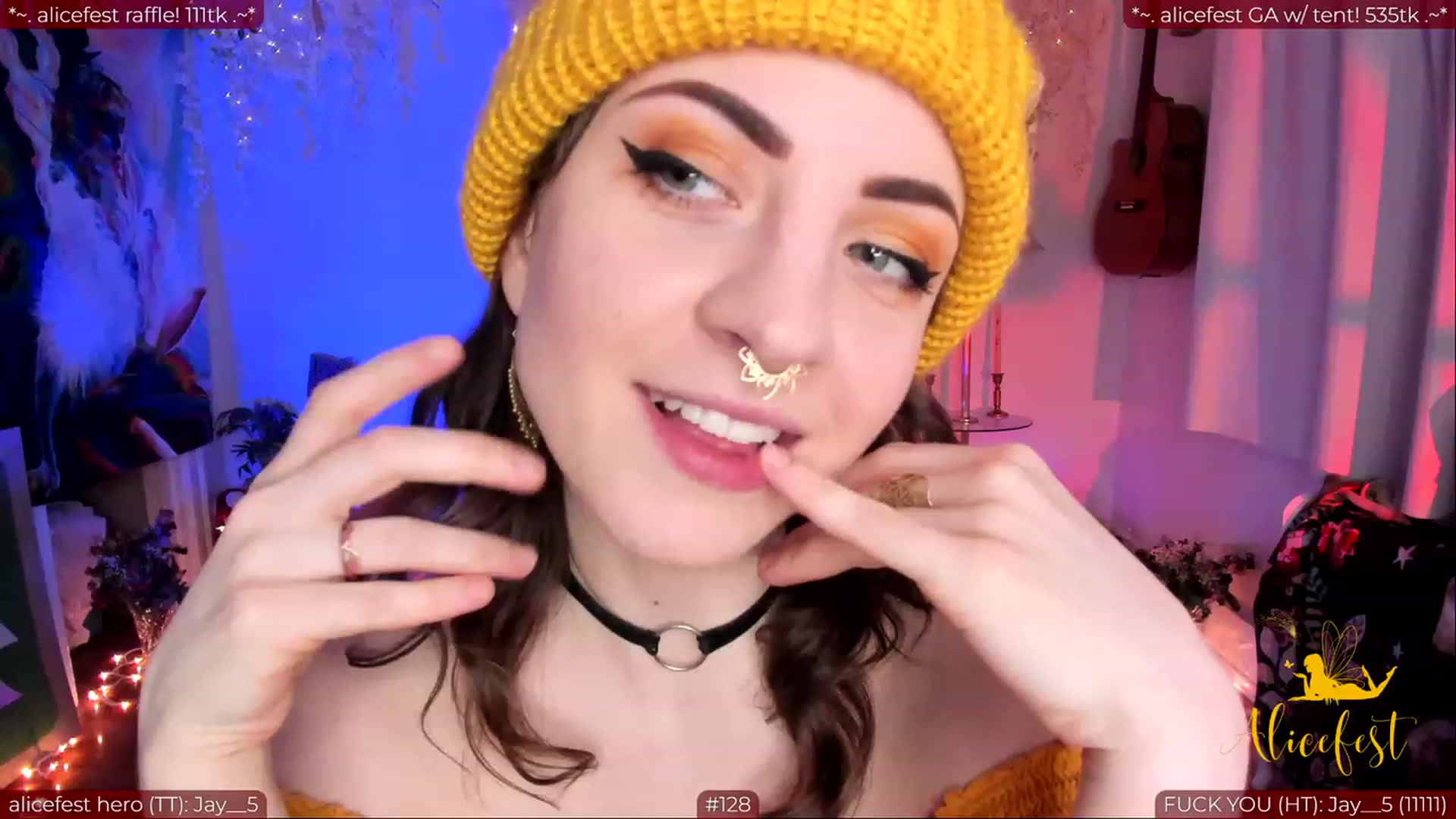 Gallery image thumbnail from aliceisonfire's myfreecams stream on, 03/08/2024, 03:49 image 16 of 20