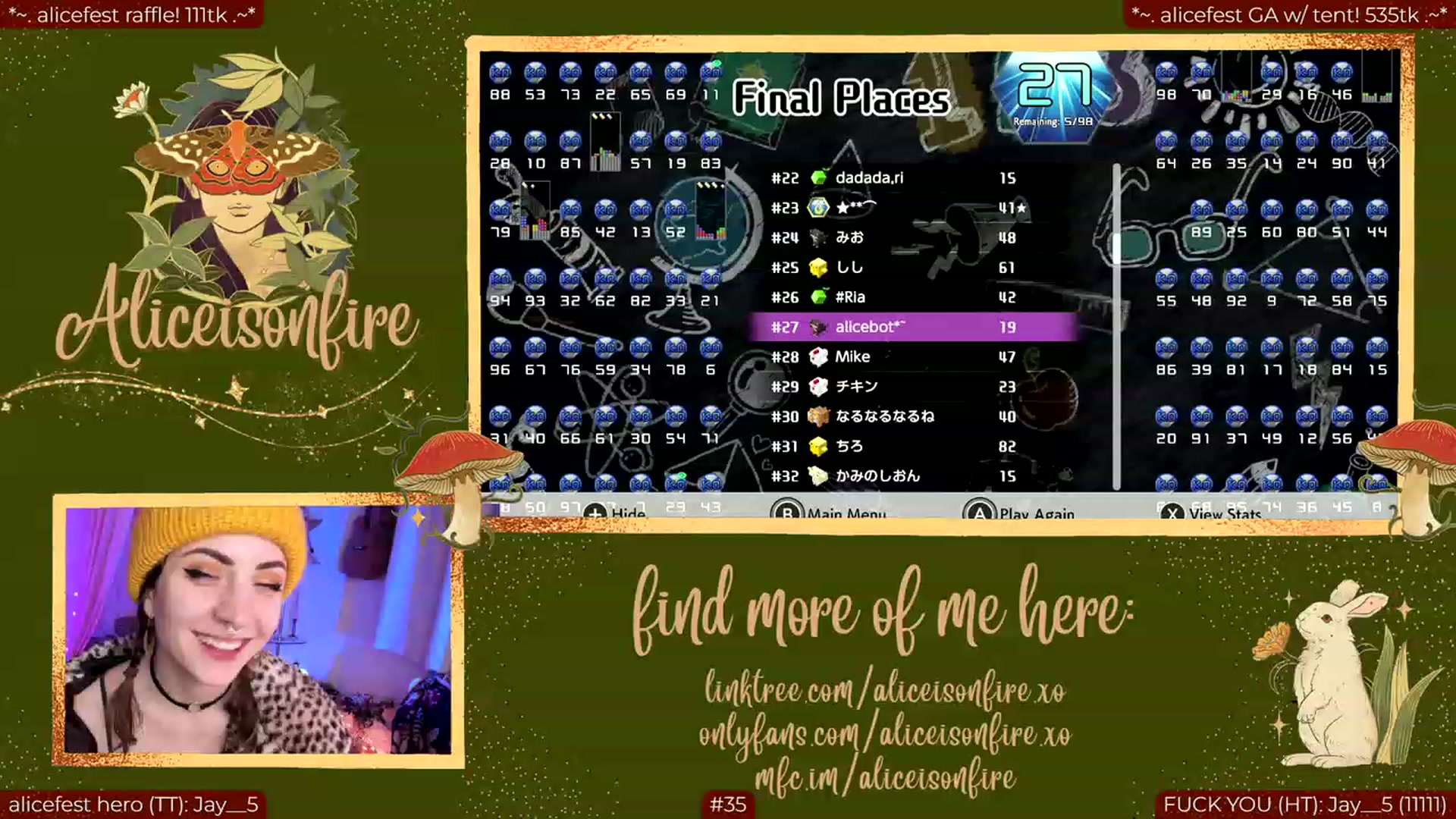 Gallery image thumbnail from aliceisonfire's myfreecams stream on, 03/08/2024, 09:55 image 16 of 20
