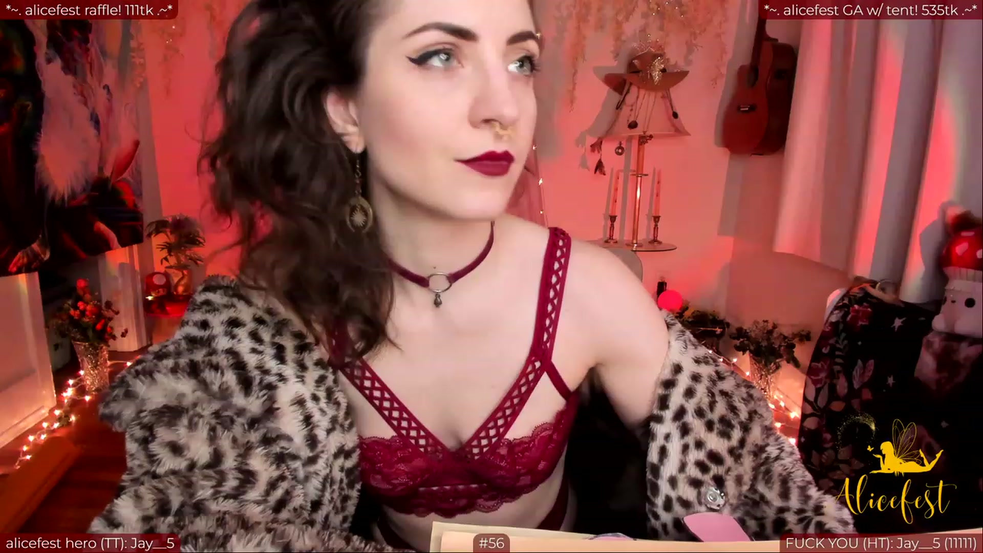 Gallery image thumbnail from aliceisonfire's myfreecams stream on, 03/12/2024, 05:36 image 7 of 20
