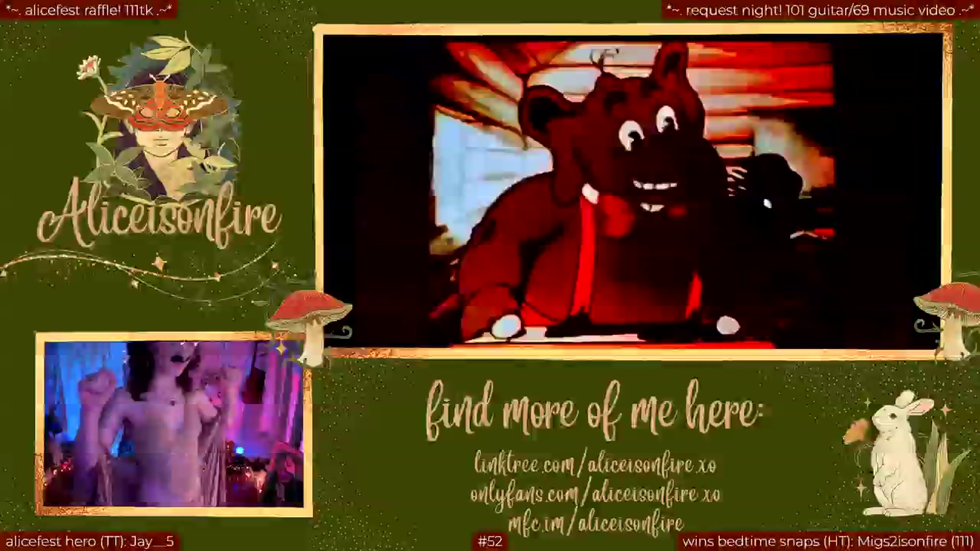 Gallery image thumbnail from aliceisonfire's myfreecams stream on, 03/15/2024, 04:28 image 9 of 20