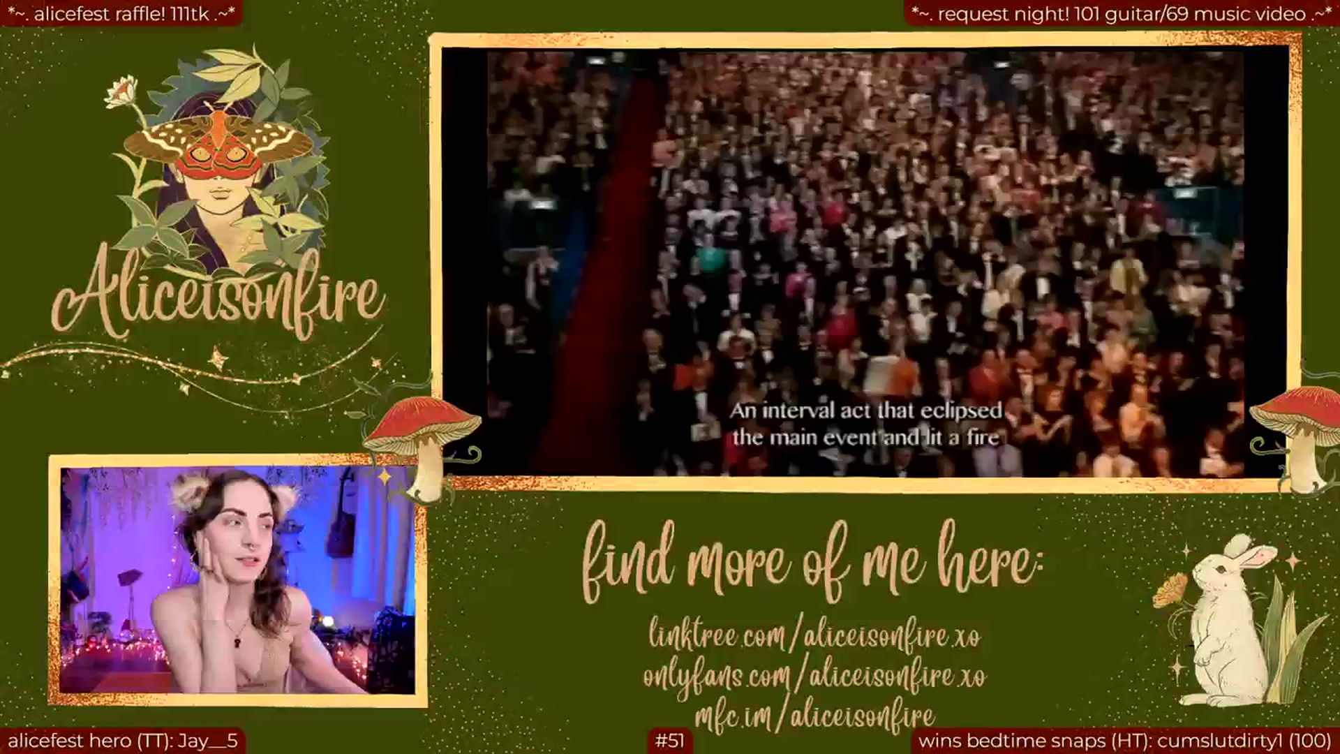 Gallery image thumbnail from aliceisonfire's myfreecams stream on, 03/15/2024, 04:28 image 2 of 20