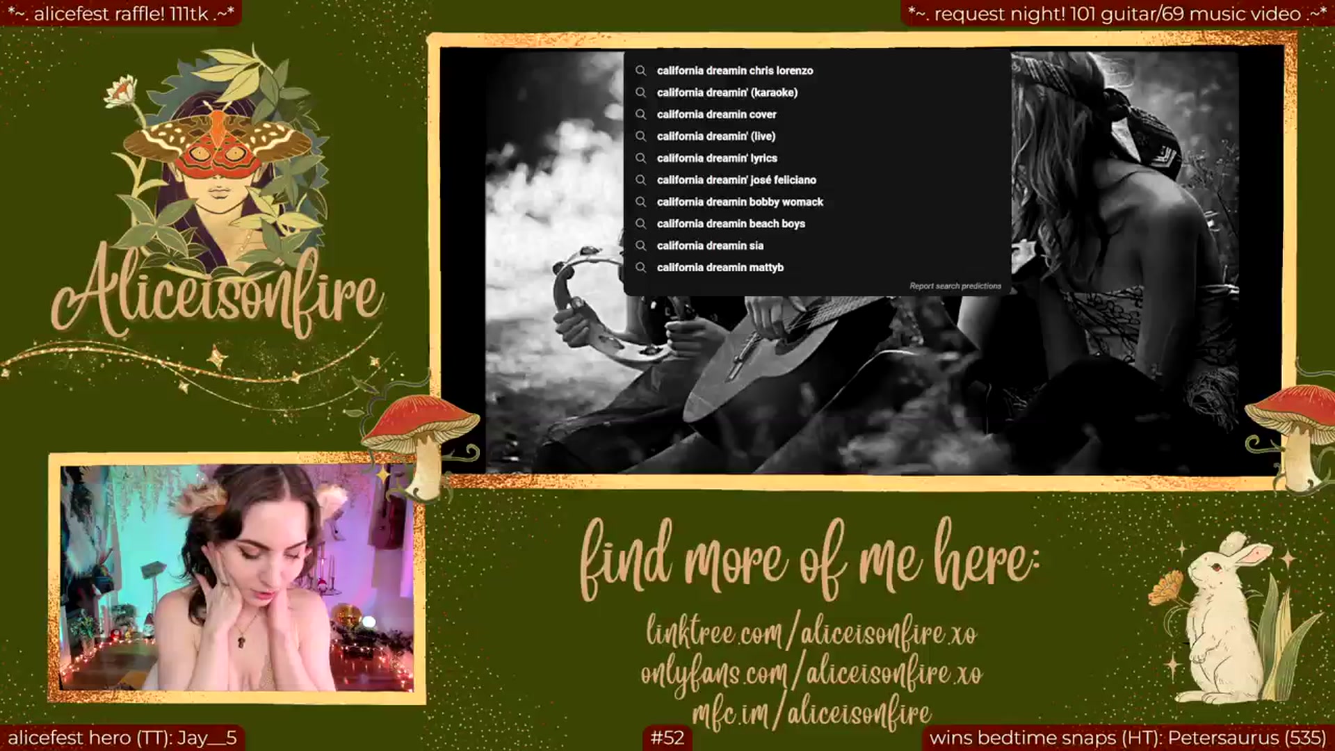 Gallery image thumbnail from aliceisonfire's myfreecams stream on, 03/15/2024, 07:34 image 19 of 20