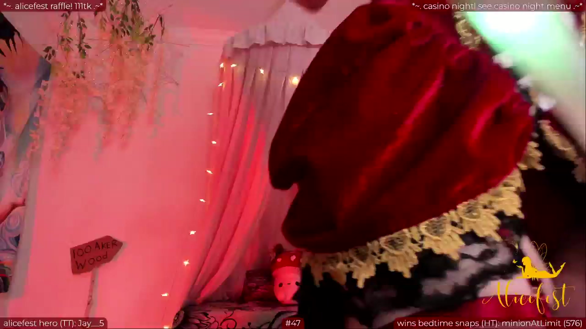 Gallery image thumbnail from aliceisonfire's myfreecams stream on, 03/16/2024, 07:37 image 6 of 20