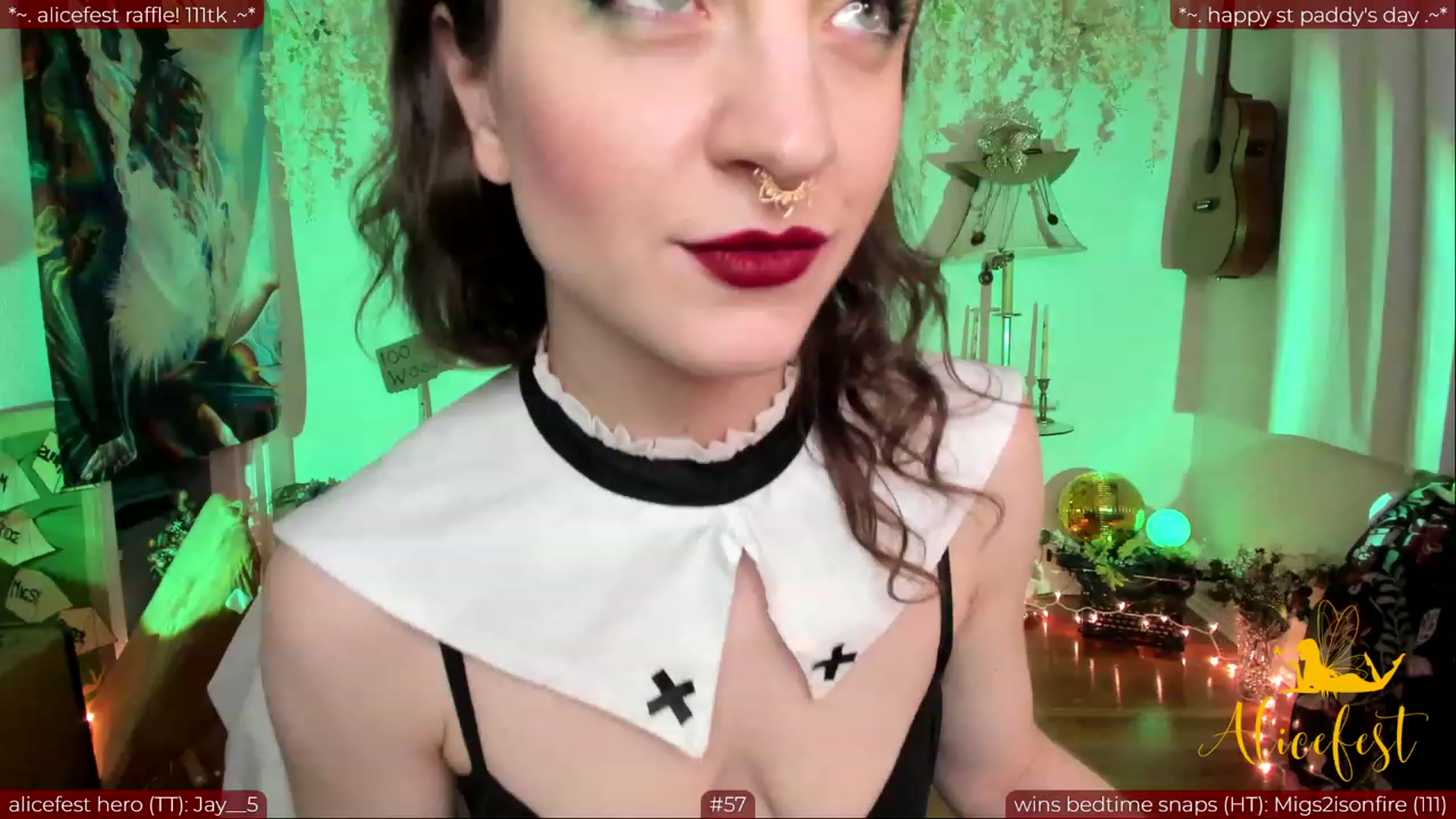 Gallery image thumbnail from aliceisonfire's myfreecams stream on, 03/18/2024, 05:10 image 9 of 20