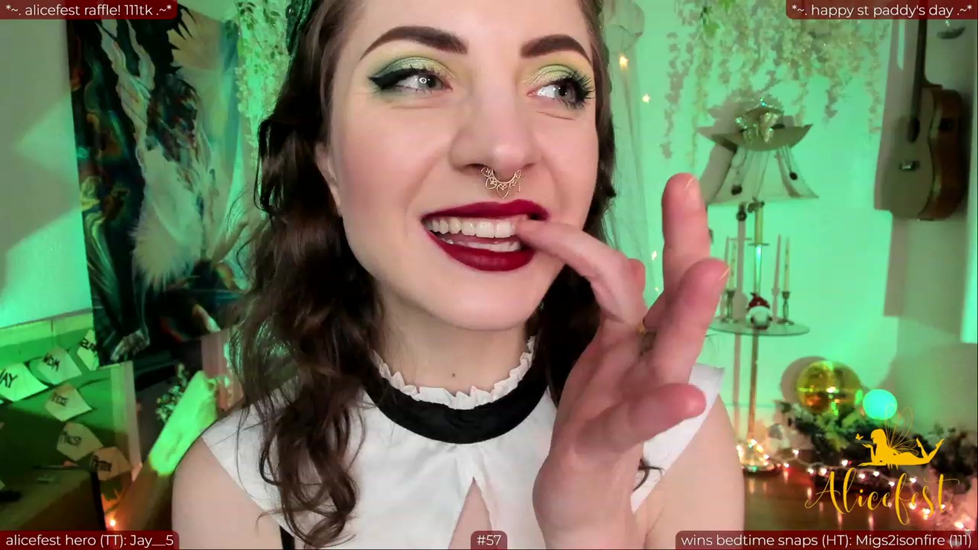 Gallery image thumbnail from aliceisonfire's myfreecams stream on, 03/18/2024, 05:10 image 2 of 20