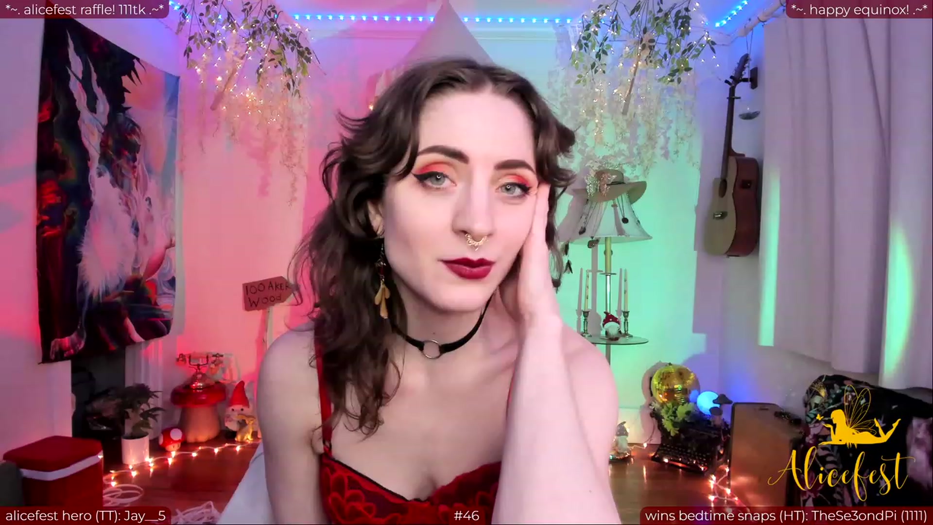 Gallery image thumbnail from aliceisonfire's myfreecams stream on, 03/20/2024, 09:46 image 13 of 20