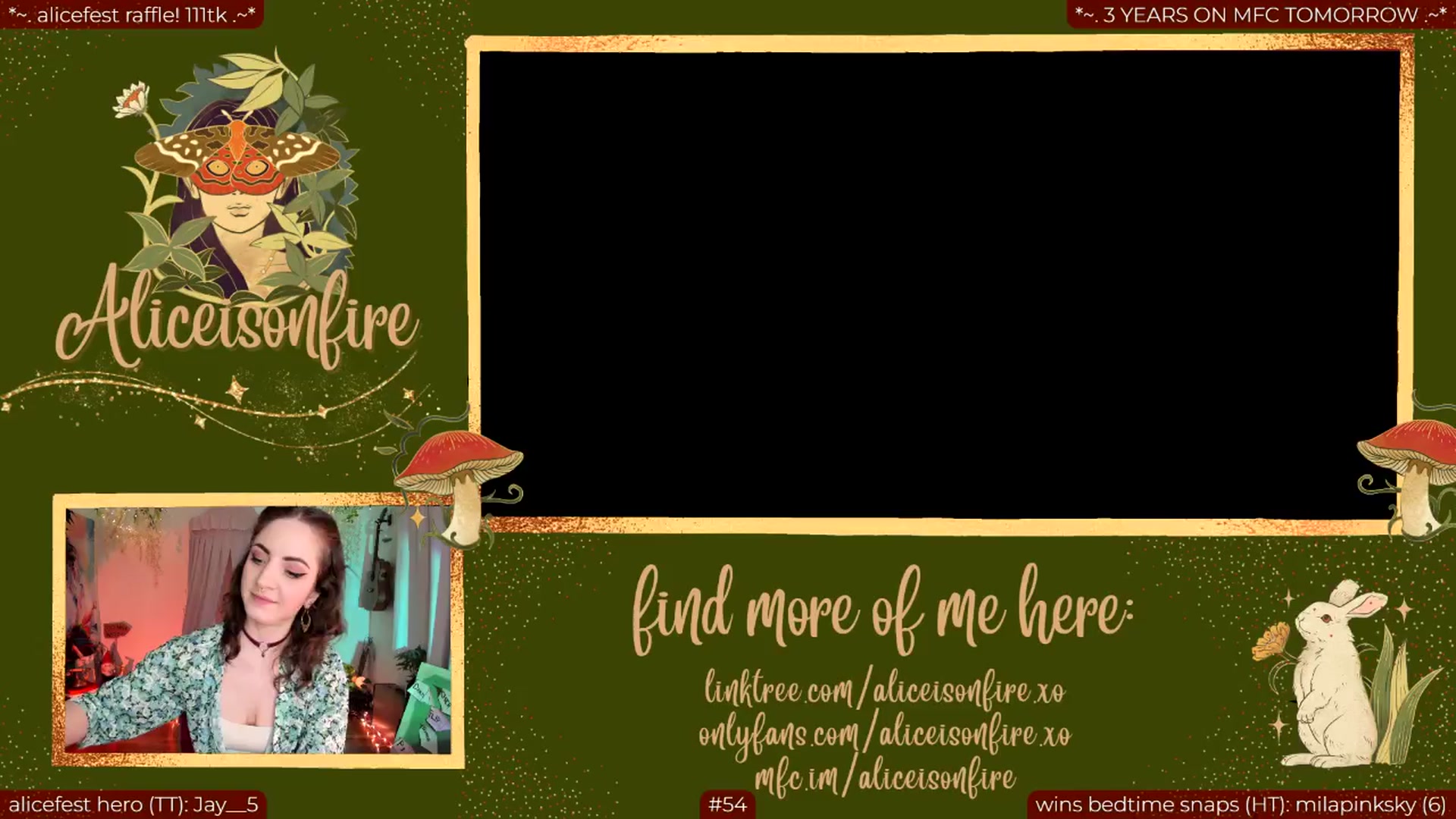 Gallery image thumbnail from aliceisonfire's myfreecams stream on, 03/24/2024, 05:09 image 11 of 20