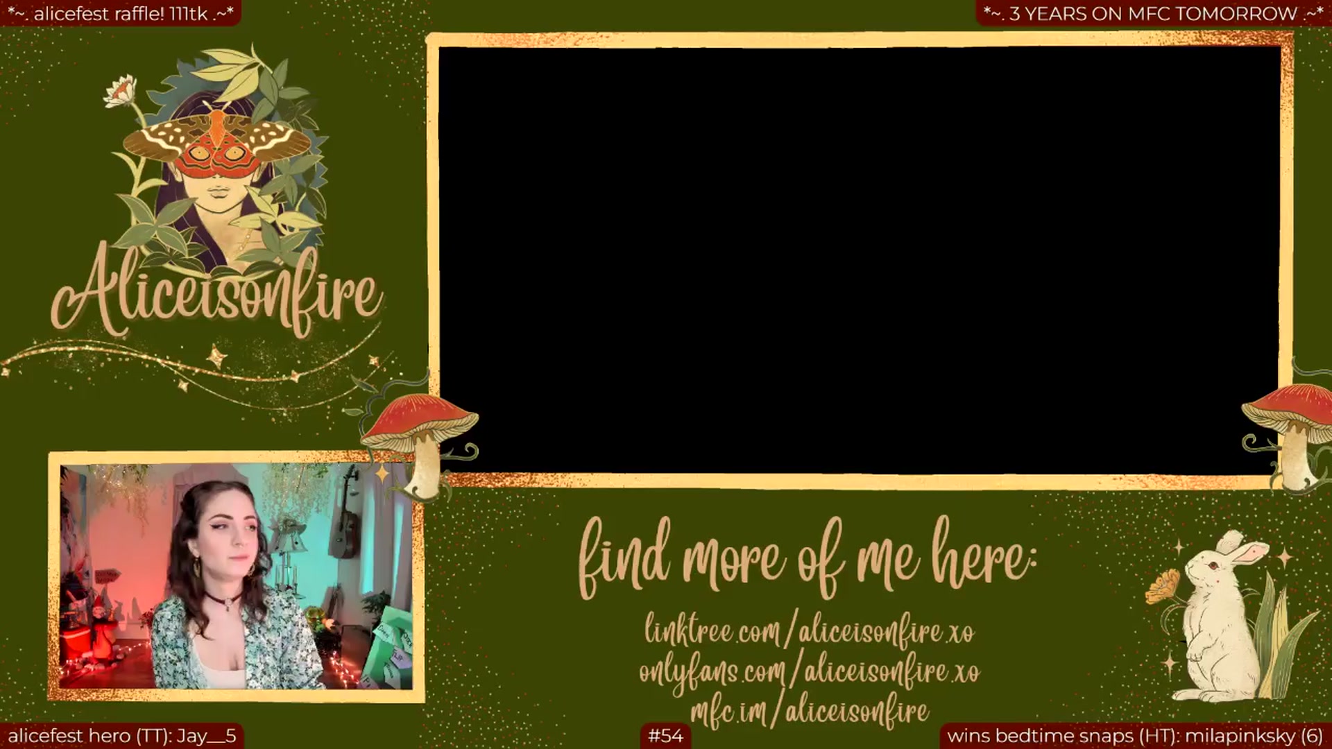 Gallery image thumbnail from aliceisonfire's myfreecams stream on, 03/24/2024, 05:09 image 10 of 20