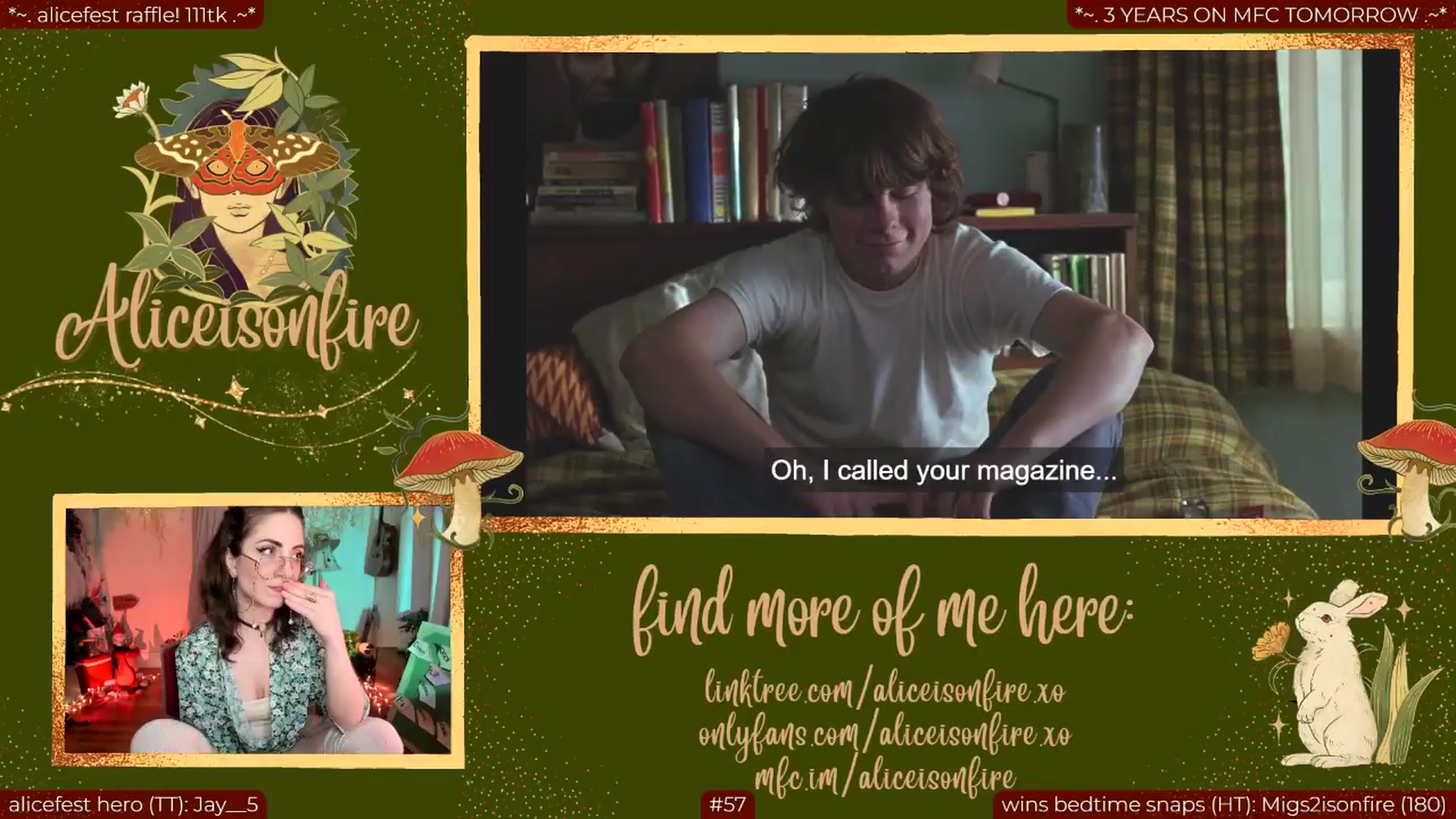 Gallery image thumbnail from aliceisonfire's myfreecams stream on, 03/24/2024, 09:32 image 5 of 20