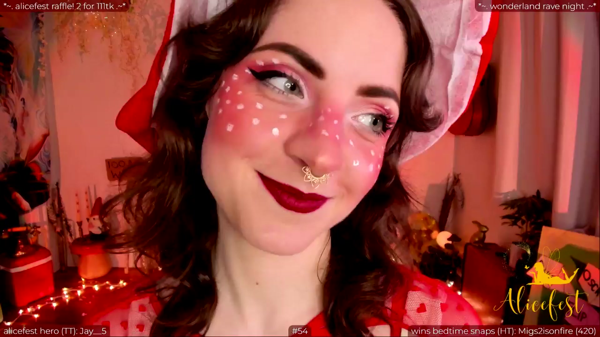 Gallery image thumbnail from aliceisonfire's myfreecams stream on, 03/31/2024, 08:08 image 6 of 20