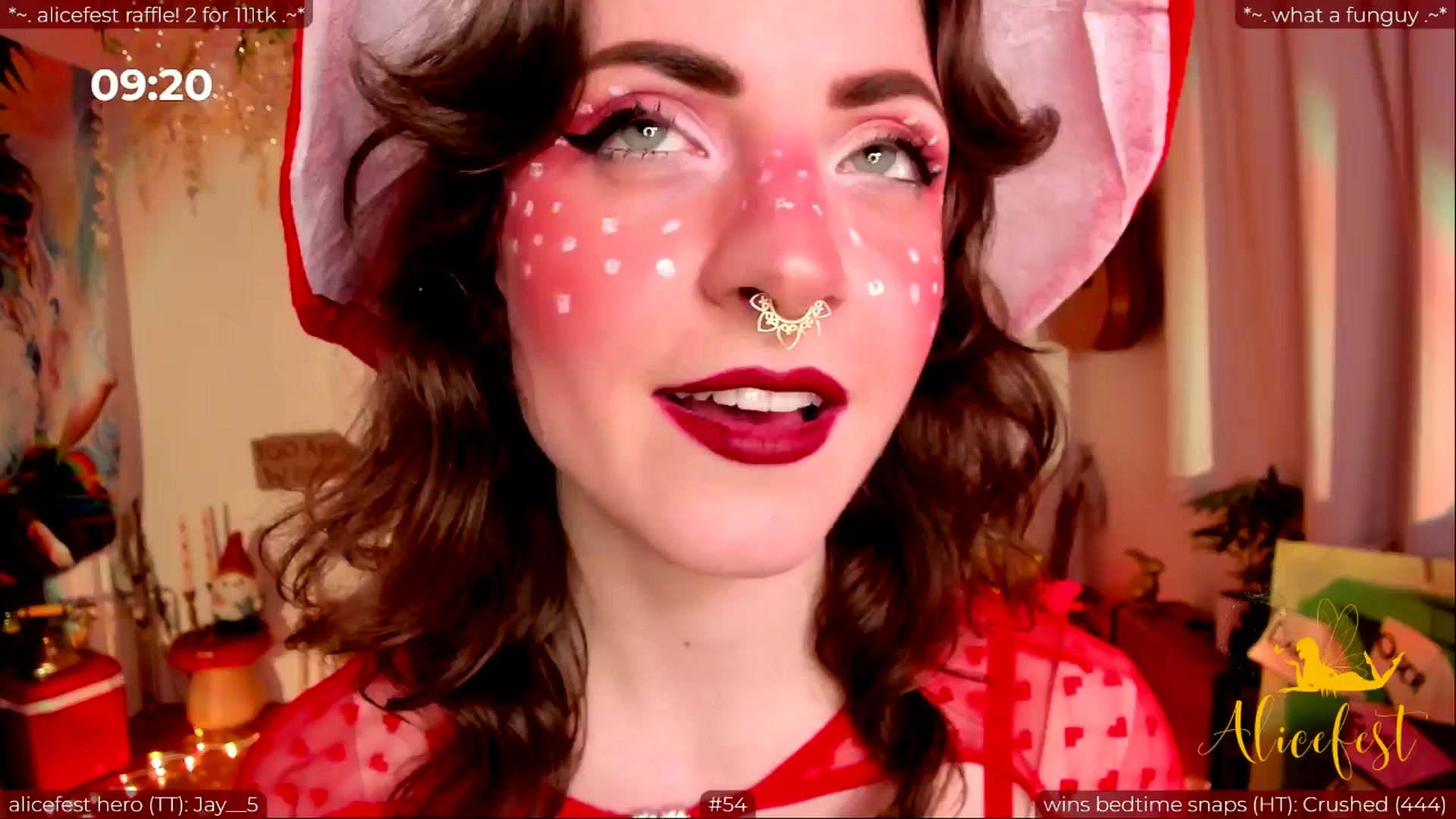 Gallery image thumbnail from aliceisonfire's myfreecams stream on, 03/31/2024, 09:30 image 8 of 20