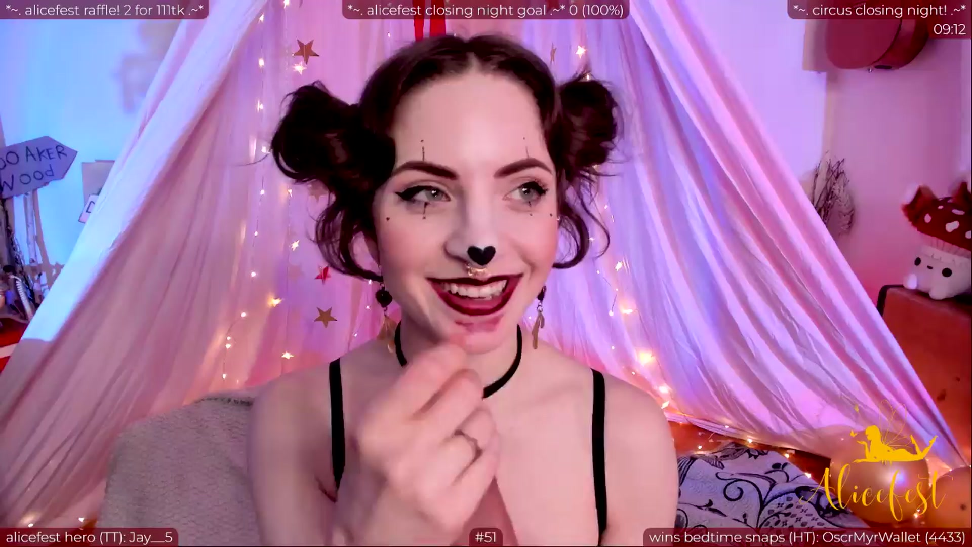 Gallery image thumbnail from aliceisonfire's myfreecams stream on, 04/01/2024, 05:41 image 17 of 20