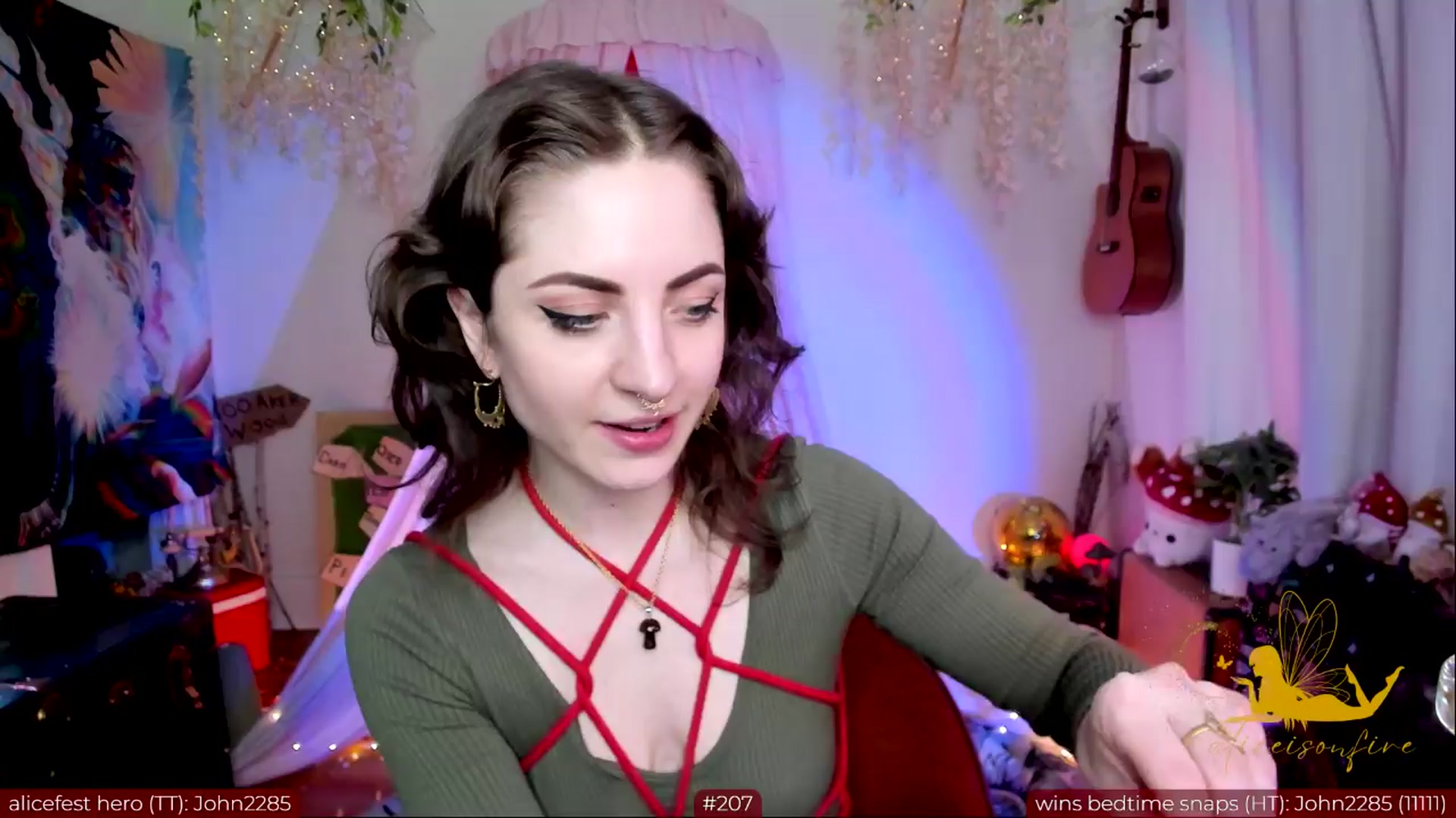 Gallery image thumbnail from aliceisonfire's myfreecams stream on, 04/05/2024, 08:15 image 1 of 20