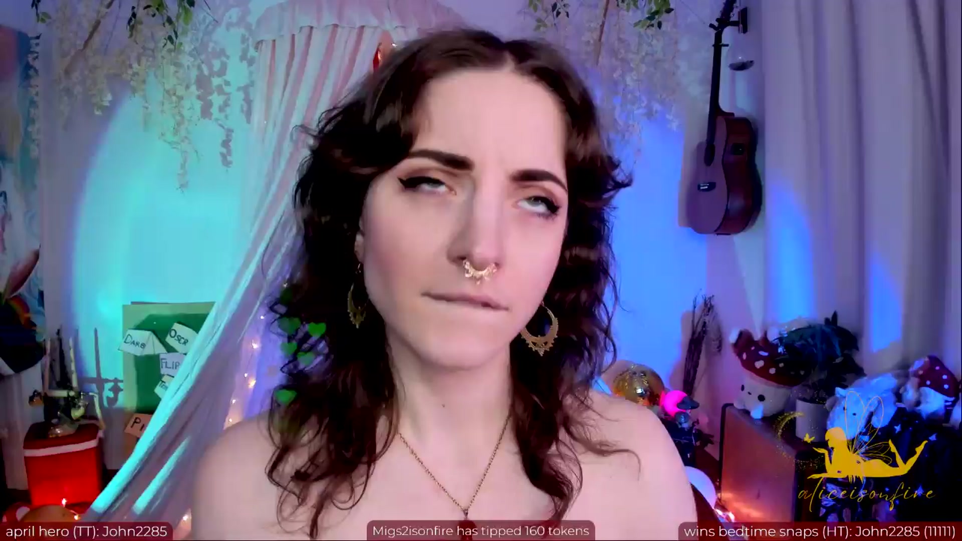 Gallery image thumbnail from aliceisonfire's myfreecams stream on, 04/06/2024, 04:32 image 12 of 20
