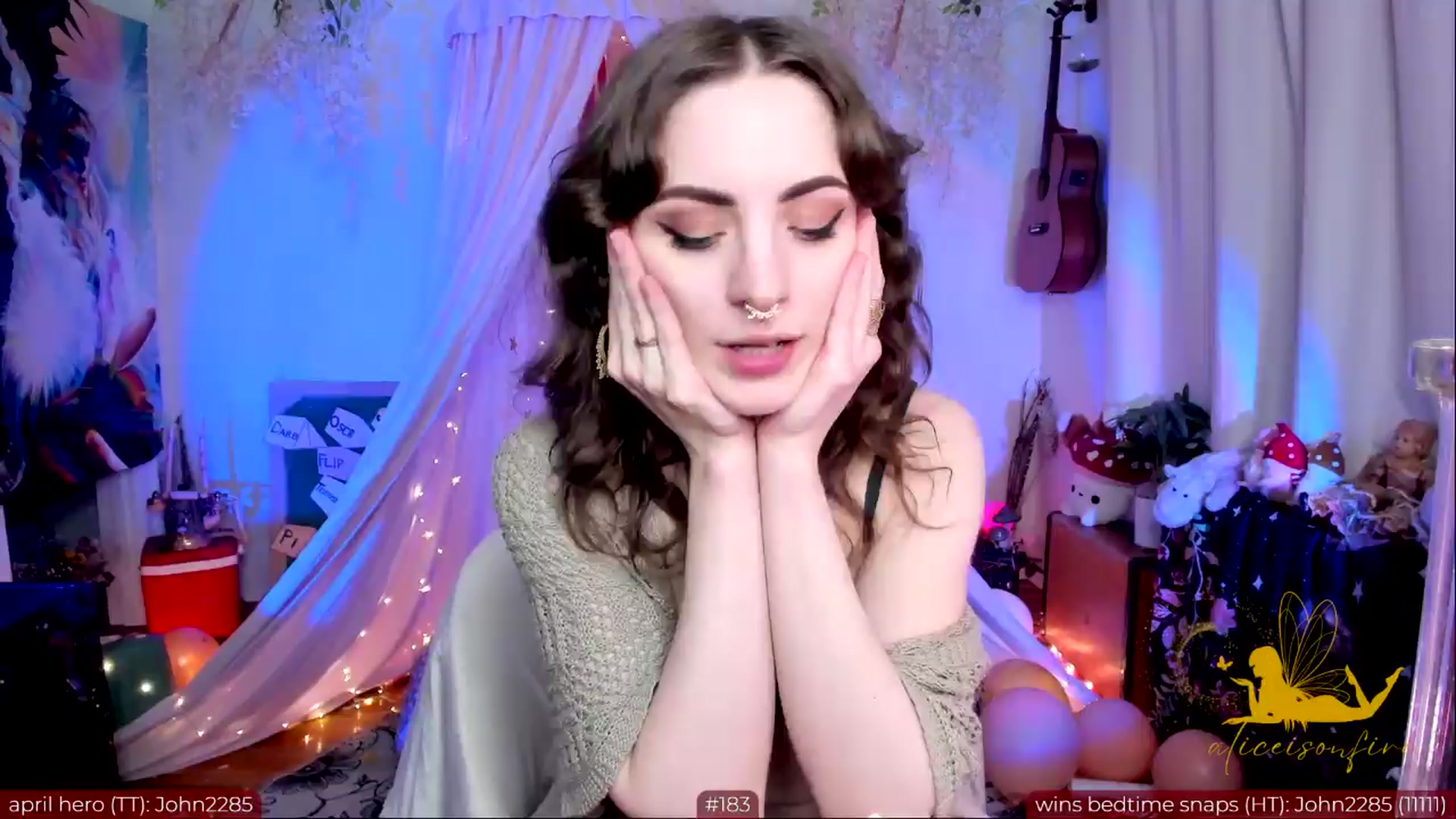 Gallery image thumbnail from aliceisonfire's myfreecams stream on, 04/06/2024, 06:19 image 6 of 20