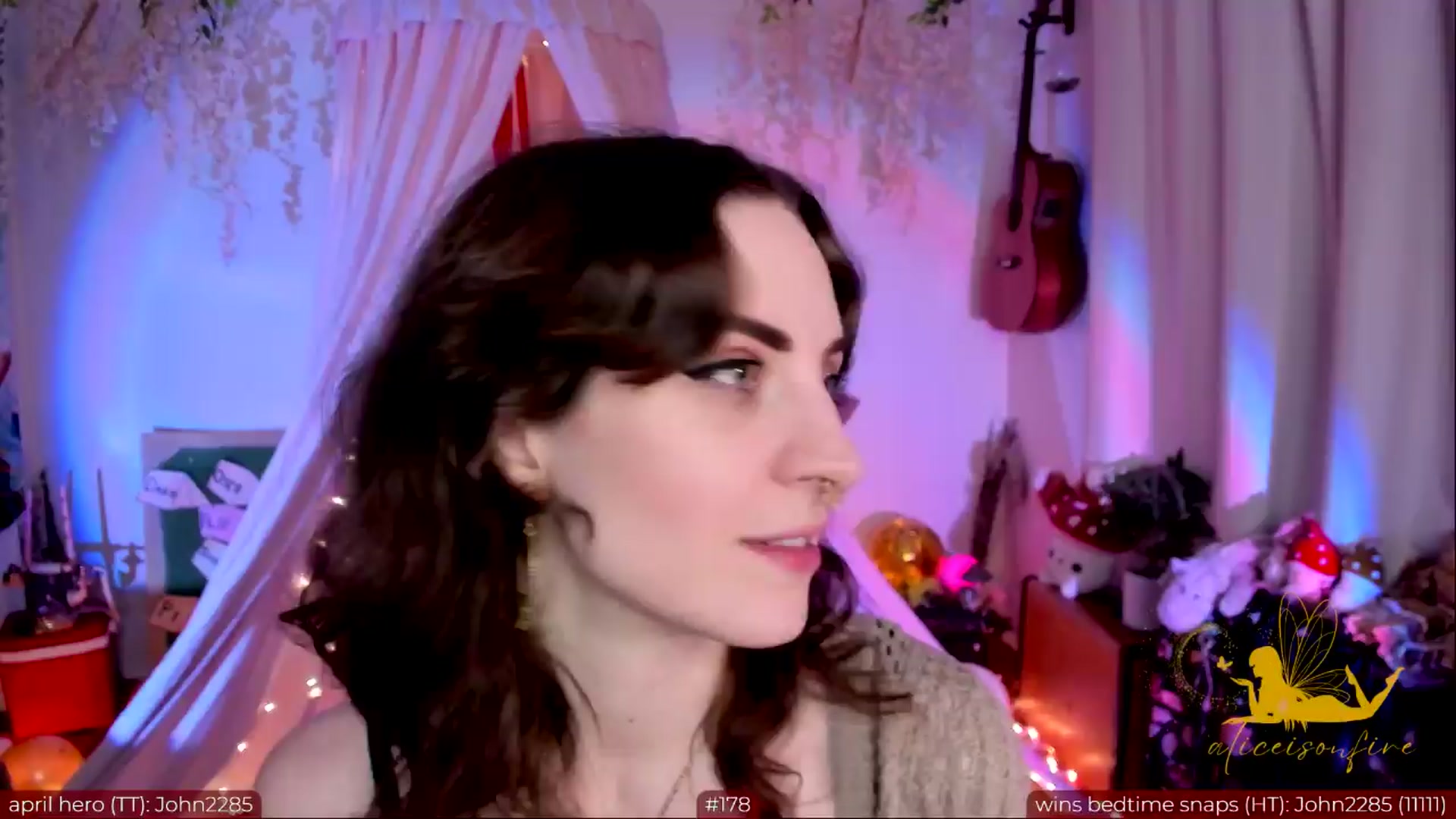 Gallery image thumbnail from aliceisonfire's myfreecams stream on, 04/06/2024, 06:59 image 17 of 20