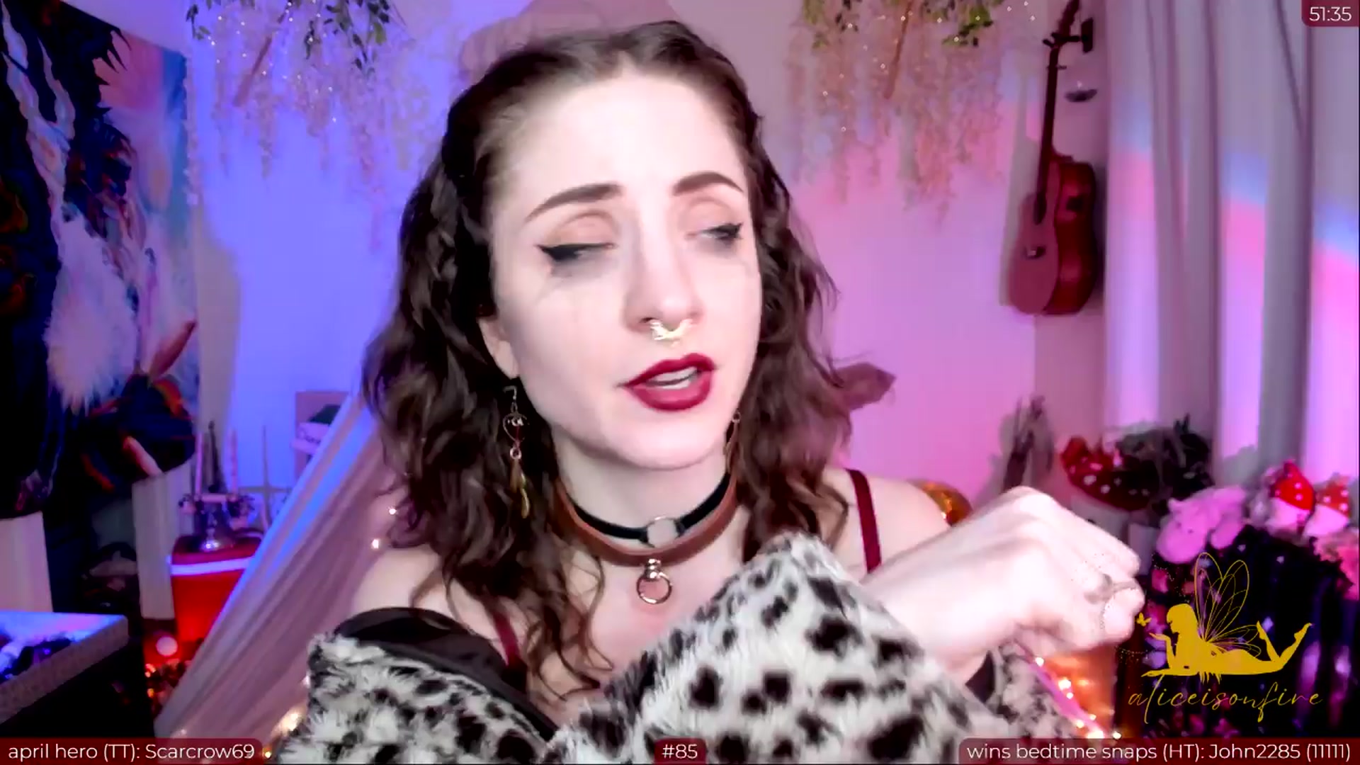 Gallery image thumbnail from aliceisonfire's myfreecams stream on, 04/11/2024, 08:36 image 13 of 20