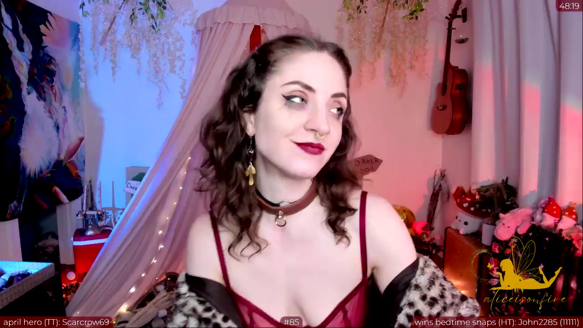 Gallery image thumbnail from aliceisonfire's myfreecams stream on, 04/11/2024, 08:36 image 15 of 20