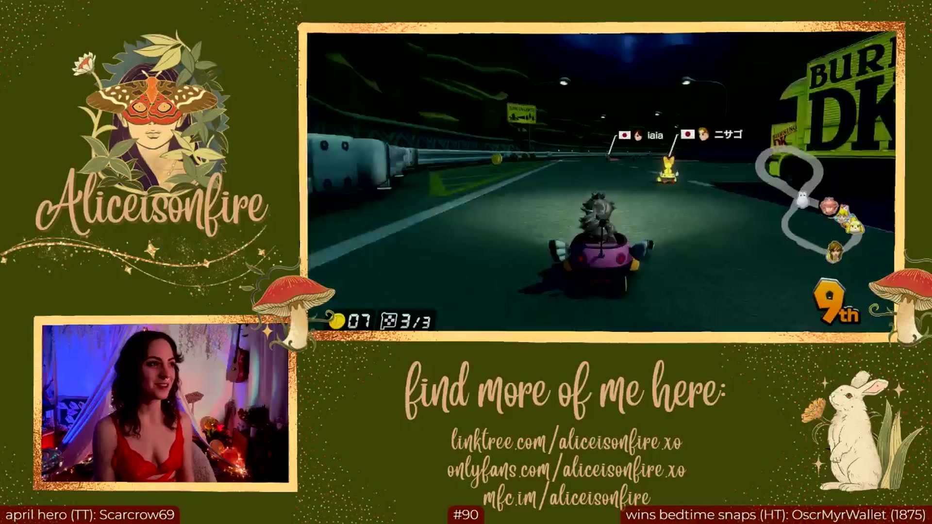 Gallery image thumbnail from aliceisonfire's myfreecams stream on, 04/12/2024, 10:13 image 5 of 20