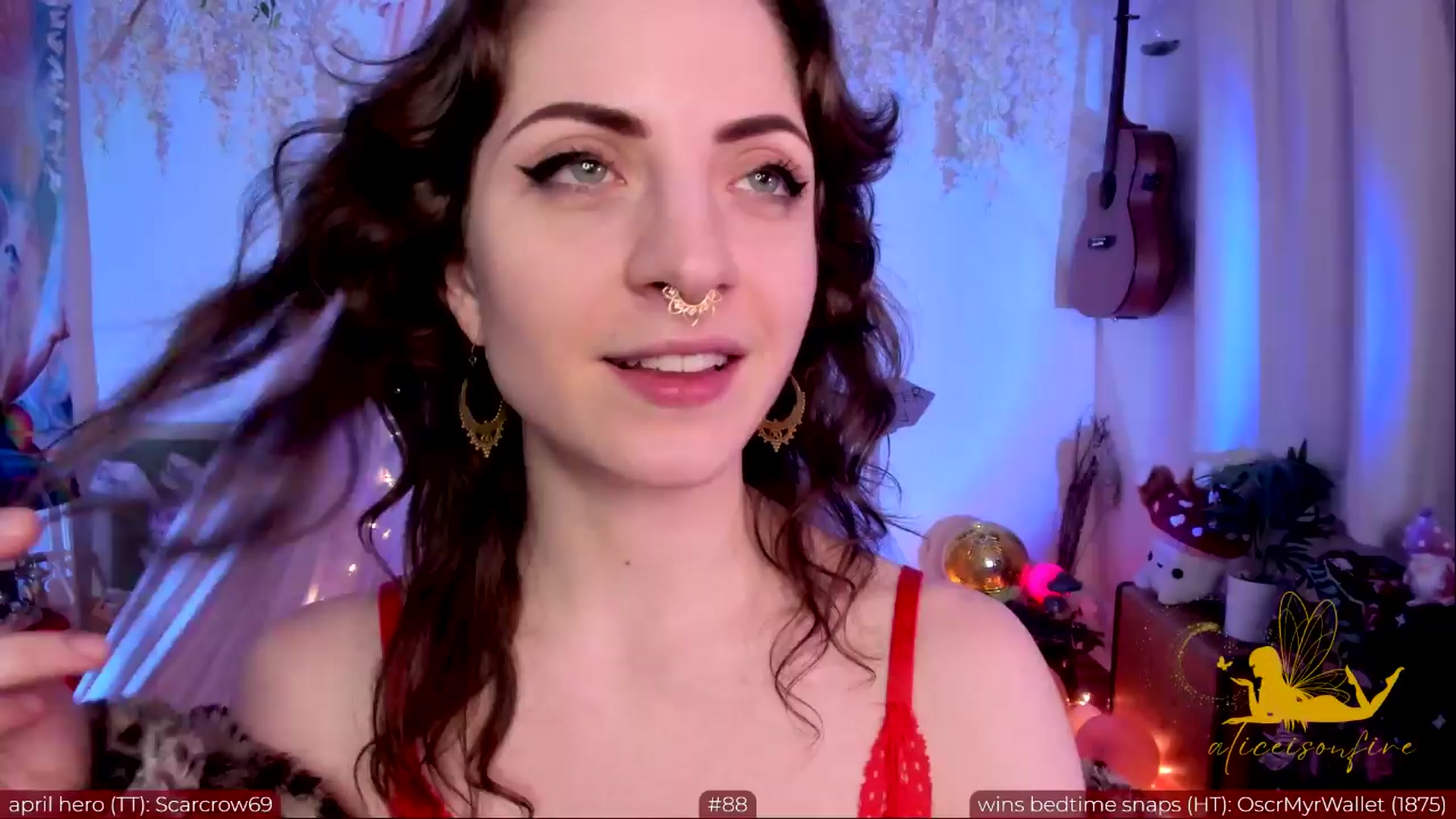 Gallery image thumbnail from aliceisonfire's myfreecams stream on, 04/12/2024, 10:13 image 20 of 20