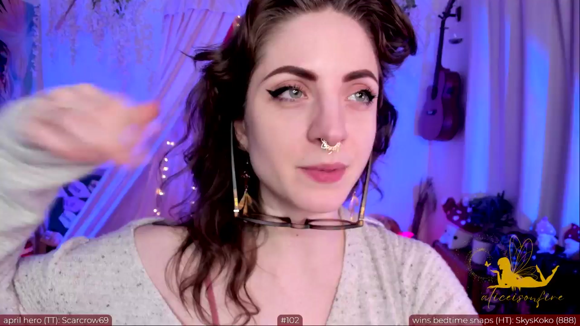 Gallery image thumbnail from aliceisonfire's myfreecams stream on, 04/13/2024, 09:45 image 16 of 20