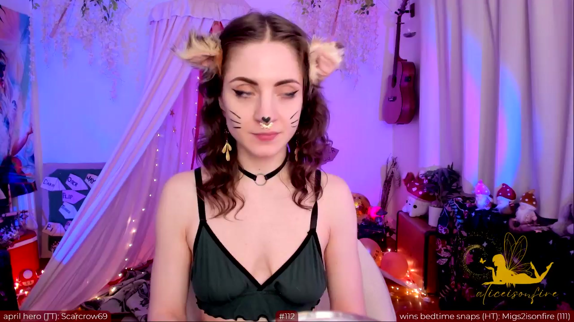 Gallery image thumbnail from aliceisonfire's myfreecams stream on, 04/14/2024, 08:11 image 8 of 20
