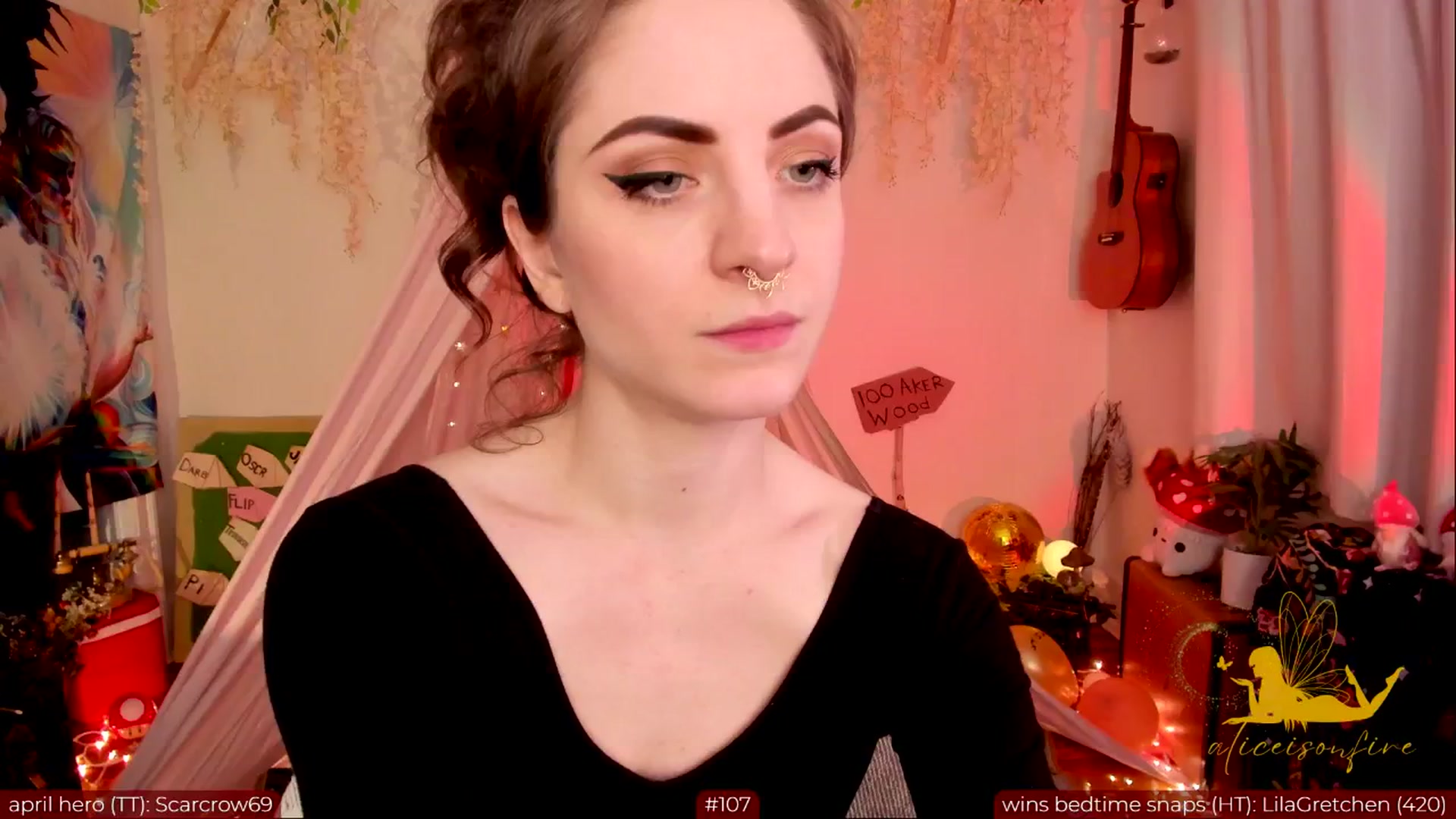 Gallery image thumbnail from aliceisonfire's myfreecams stream on, 04/17/2024, 08:10 image 7 of 20