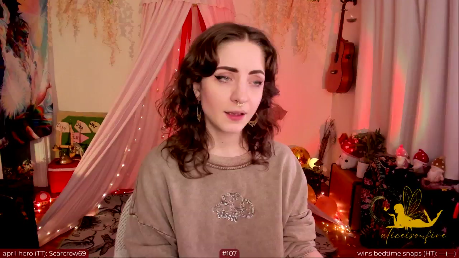 Gallery image thumbnail from aliceisonfire's myfreecams stream on, 04/18/2024, 03:55 image 1 of 20