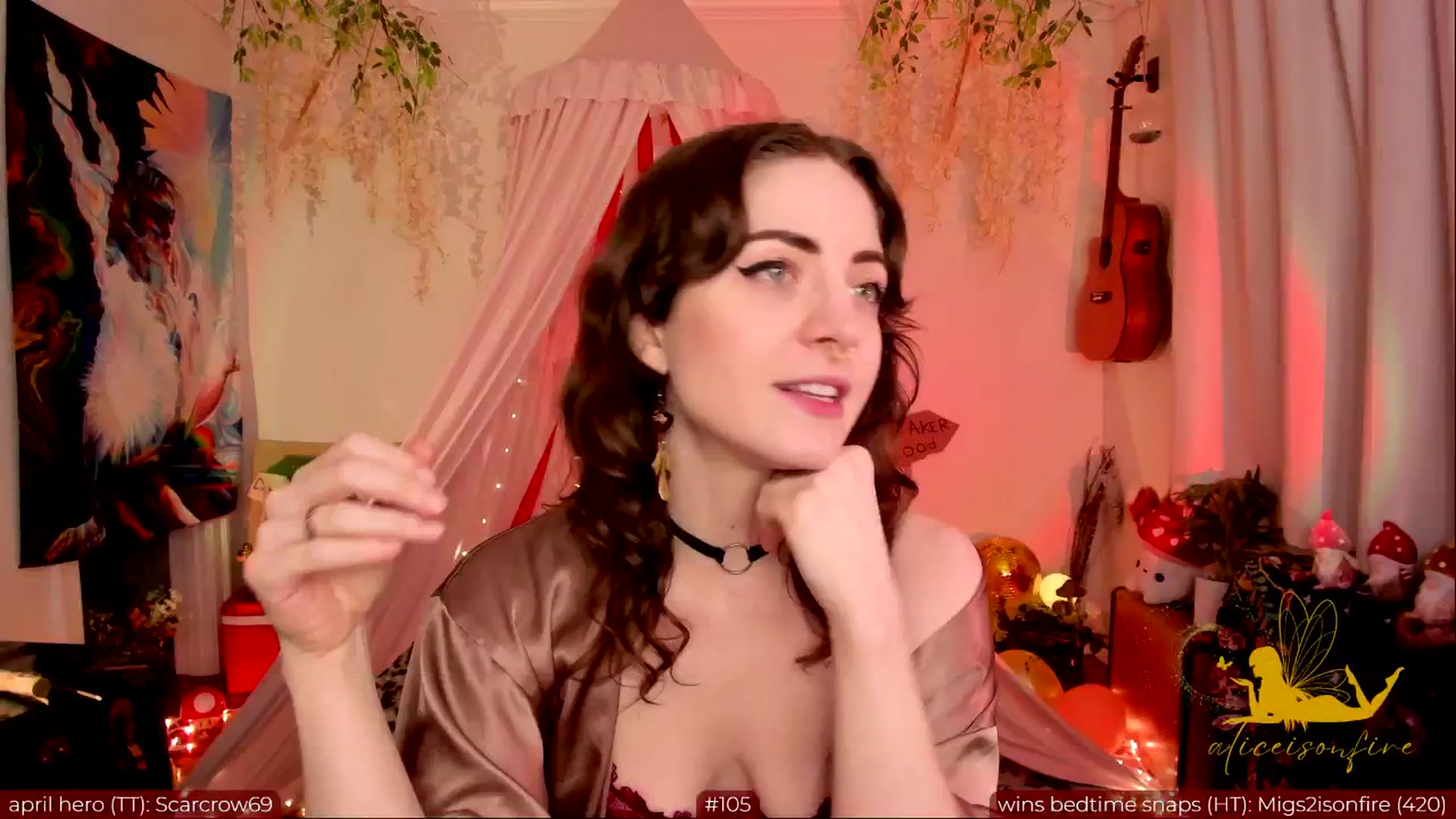 Gallery image thumbnail from aliceisonfire's myfreecams stream on, 04/19/2024, 05:56 image 9 of 20