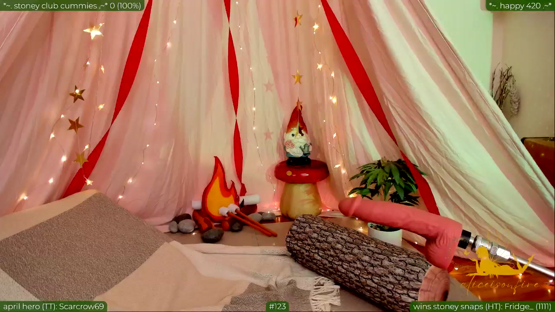 Gallery image thumbnail from aliceisonfire's myfreecams stream on, 04/21/2024, 03:08 image 9 of 20