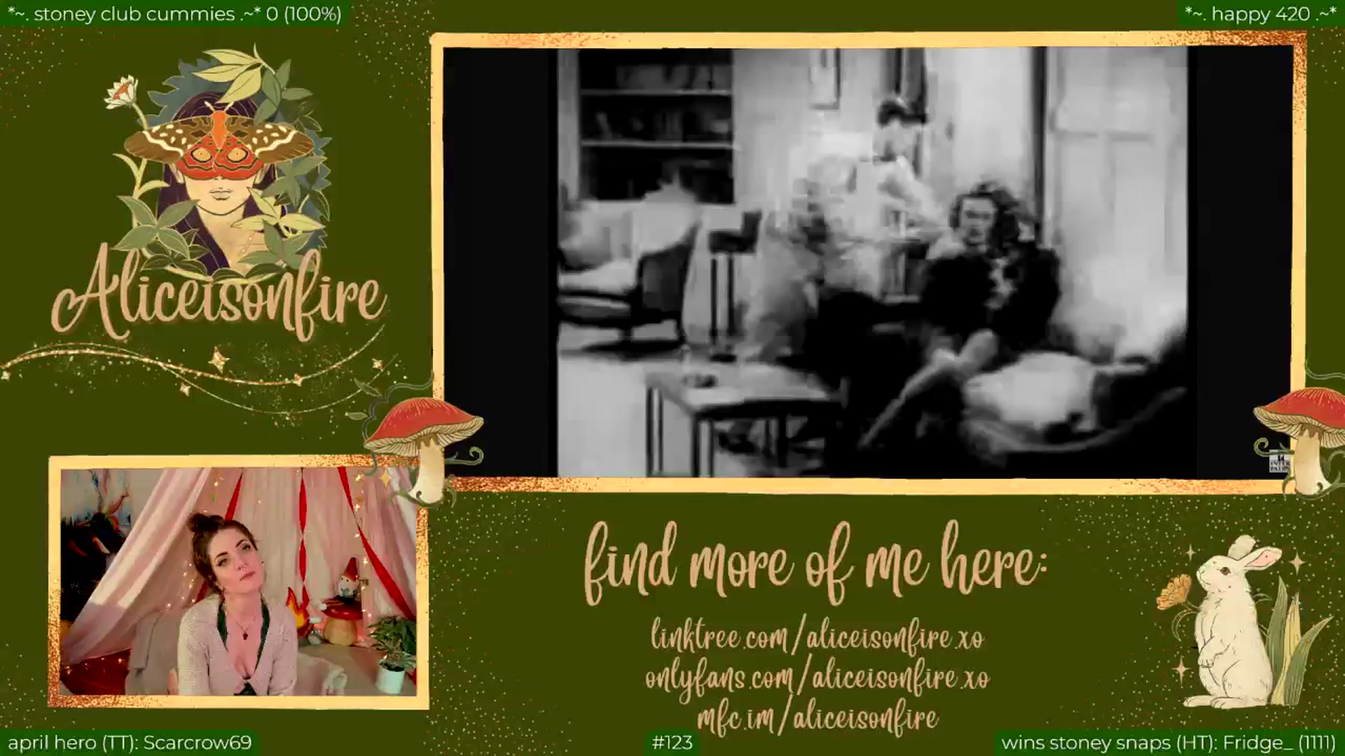 Gallery image thumbnail from aliceisonfire's myfreecams stream on, 04/21/2024, 07:21 image 9 of 20