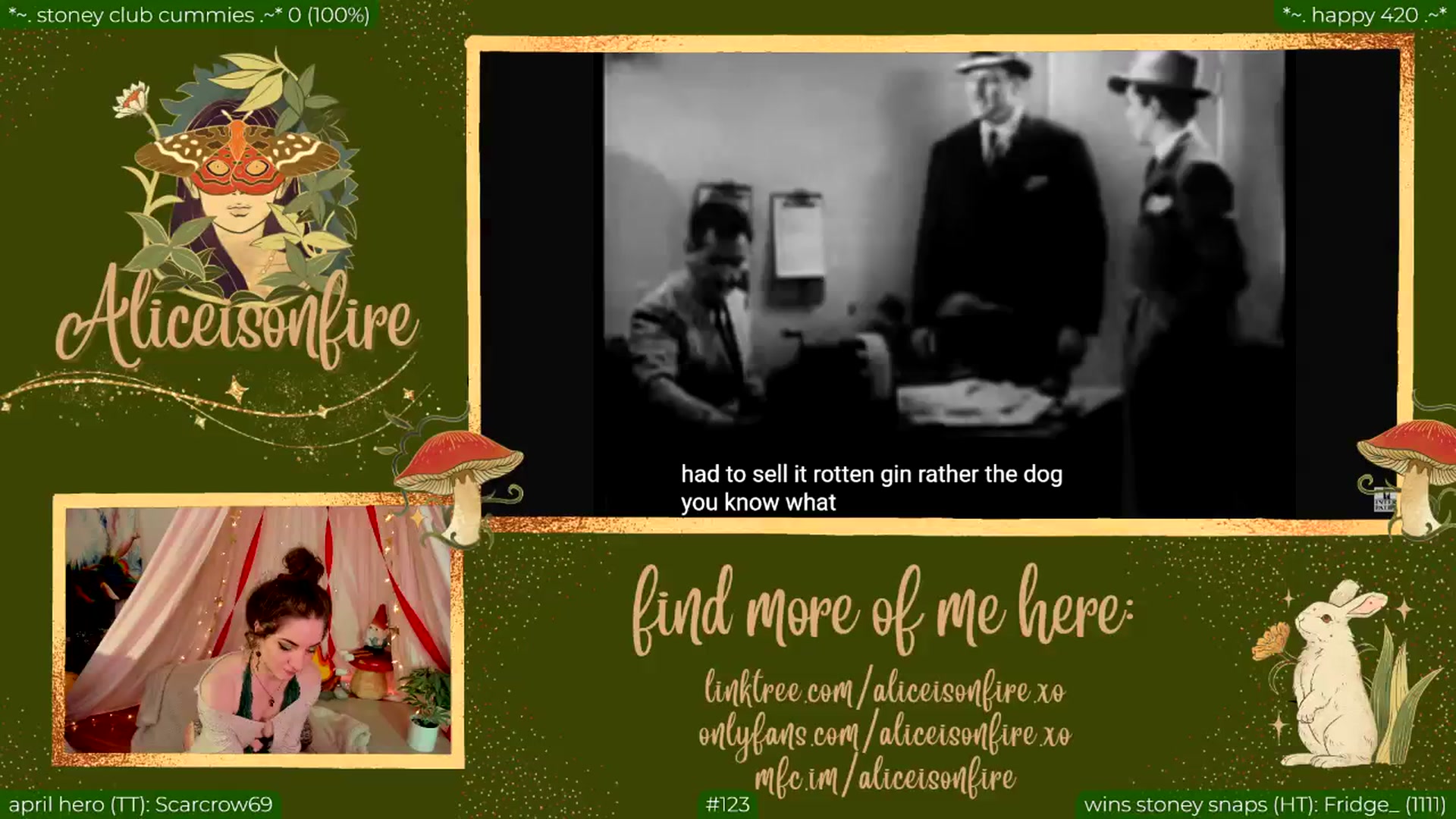 Gallery image thumbnail from aliceisonfire's myfreecams stream on, 04/21/2024, 07:21 image 7 of 20