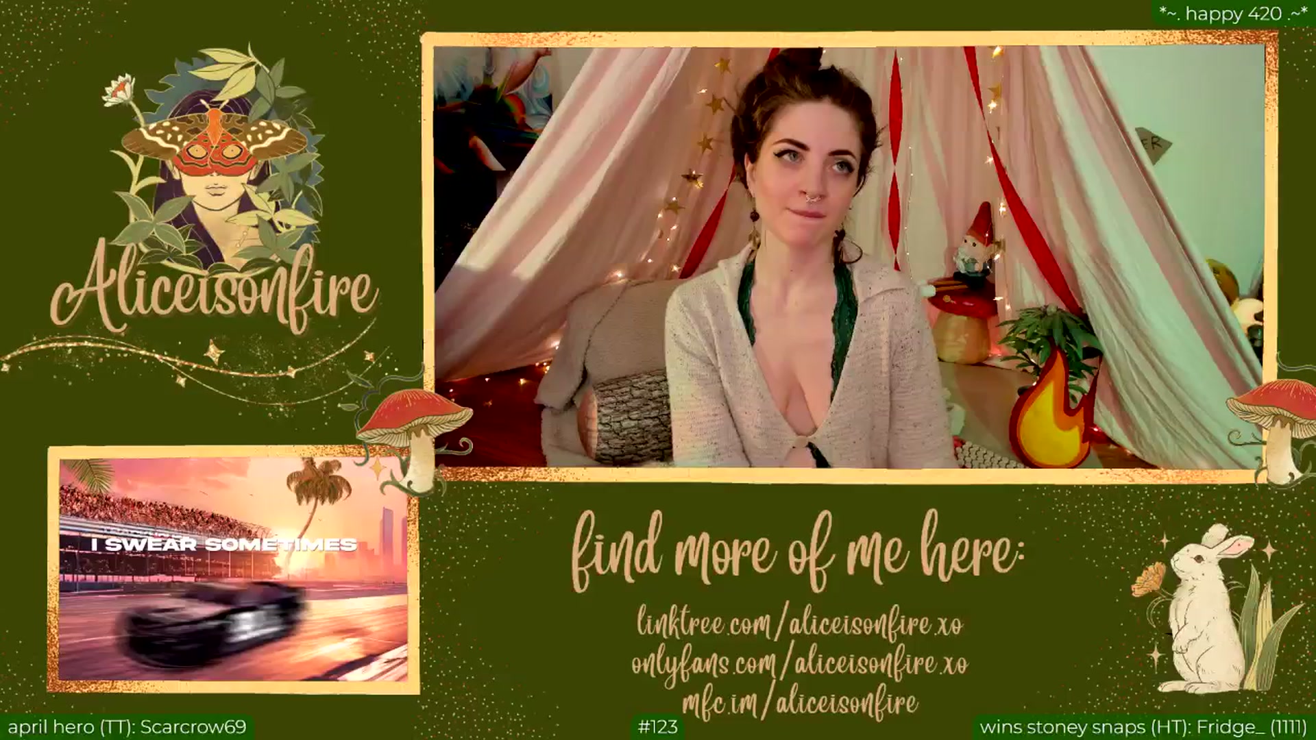 Gallery image thumbnail from aliceisonfire's myfreecams stream on, 04/21/2024, 09:43 image 17 of 20