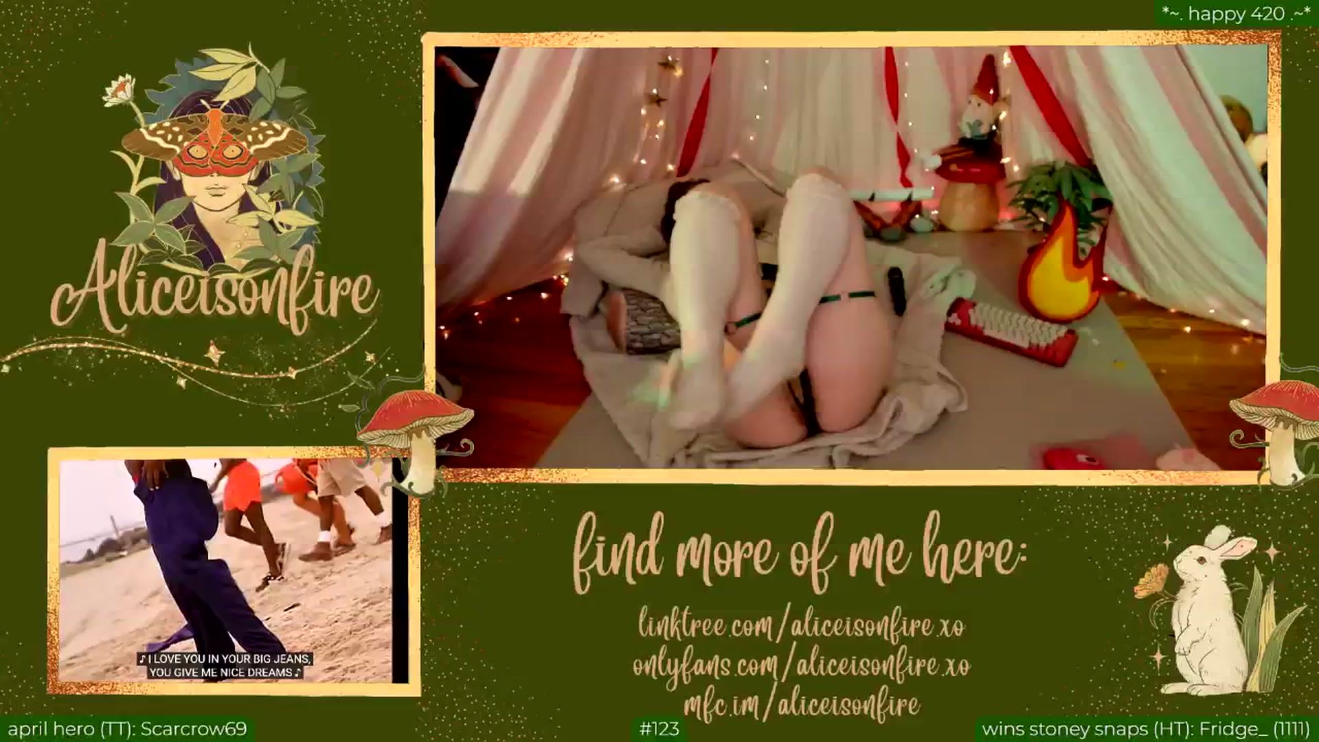 Gallery image thumbnail from aliceisonfire's myfreecams stream on, 04/21/2024, 09:43 image 13 of 20