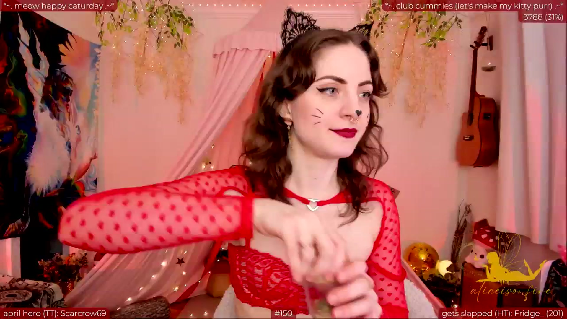 Gallery image thumbnail from aliceisonfire's myfreecams stream on, 04/28/2024, 09:23 image 11 of 20