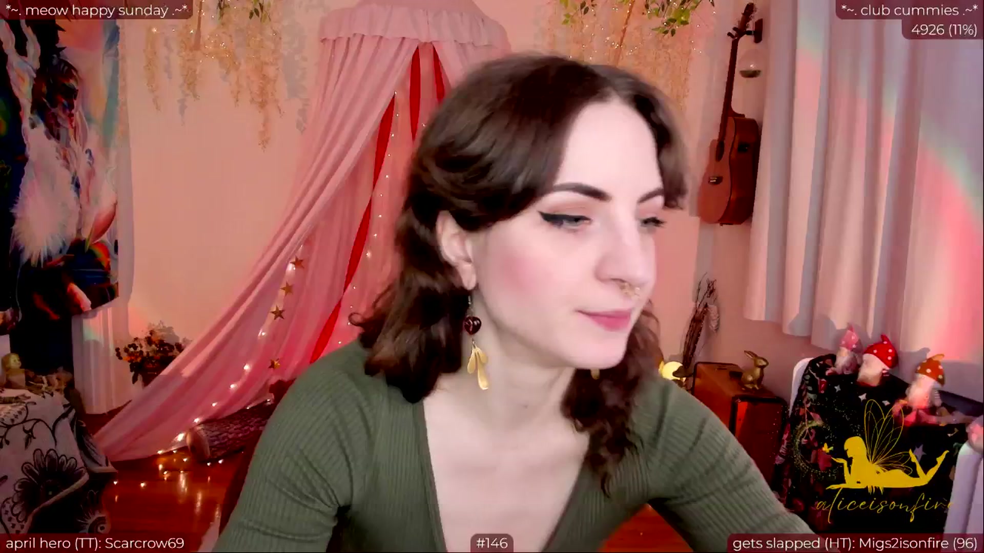 Gallery image thumbnail from aliceisonfire's myfreecams stream on, 04/29/2024, 05:21 image 7 of 20