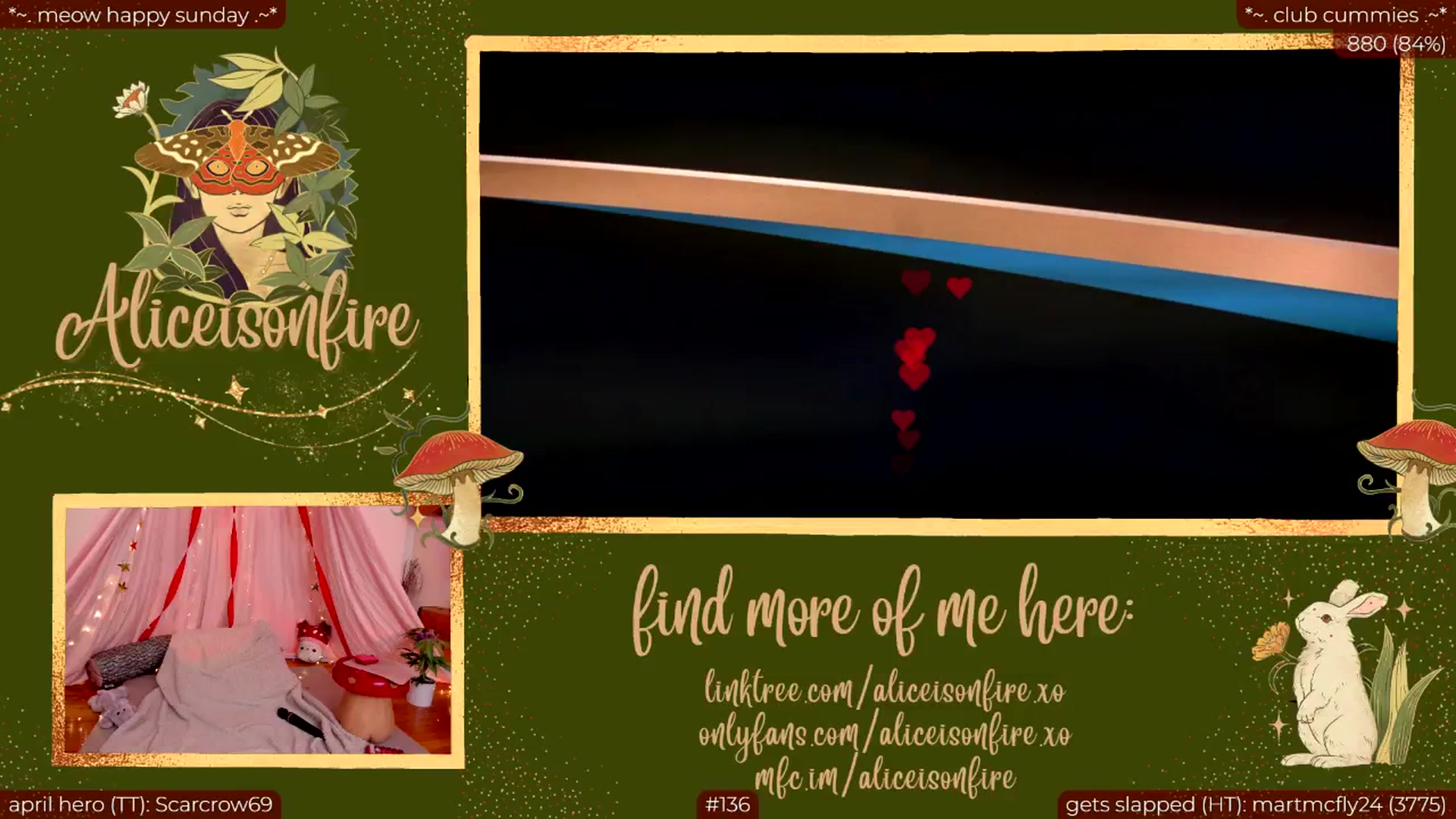 Gallery image thumbnail from aliceisonfire's myfreecams stream on, 04/29/2024, 08:09 image 7 of 20